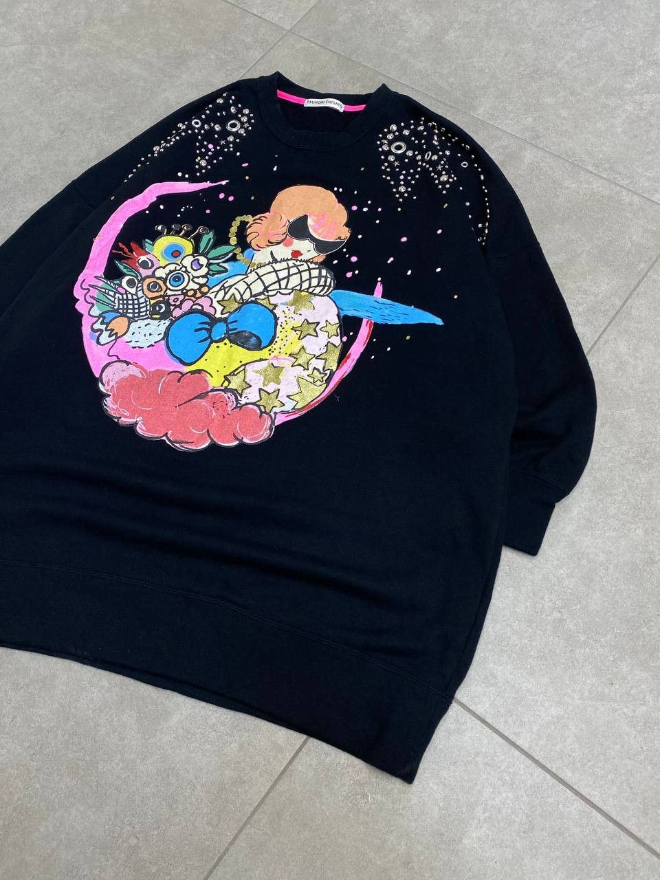 Tsumori Chisato Tsumori Chisato Anime Printing Moon Long Sweatshirt Size M / US 6-8 / IT 42-44 - 4 Thumbnail