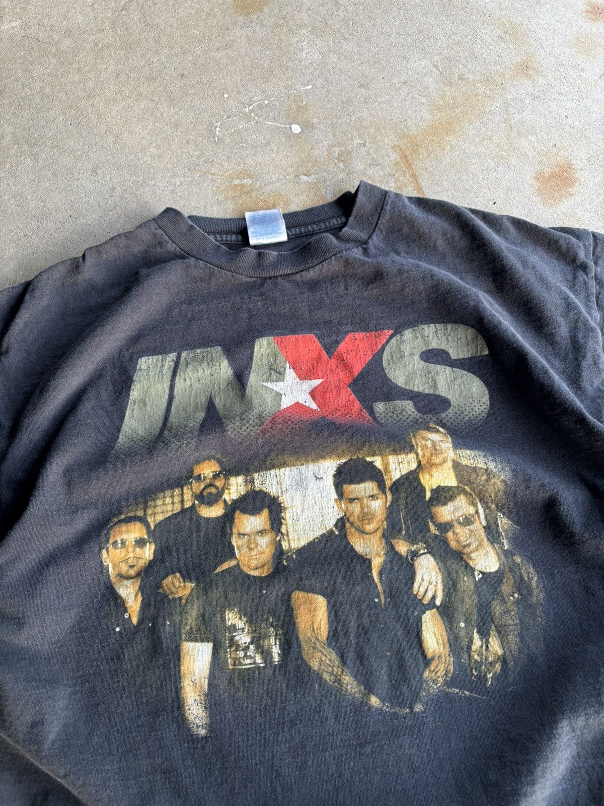 Band Tees Vintage Early 2000s INXS Boxy Fader Band Tee Size US XL / EU 56 / 4 - 3 Thumbnail