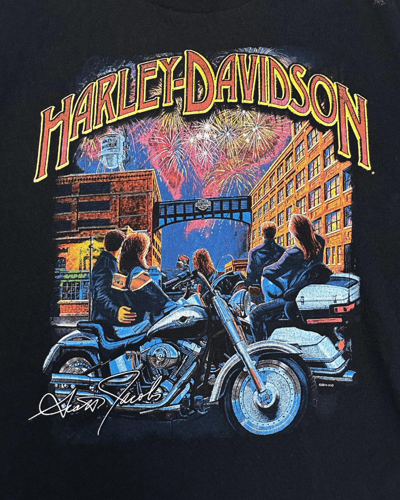 Harley Davidson × Vintage Harley Davidson Scott Jacobs LE Bengal Kolkata India - XL Size US XL / EU 56 / 4 - 6 Thumbnail