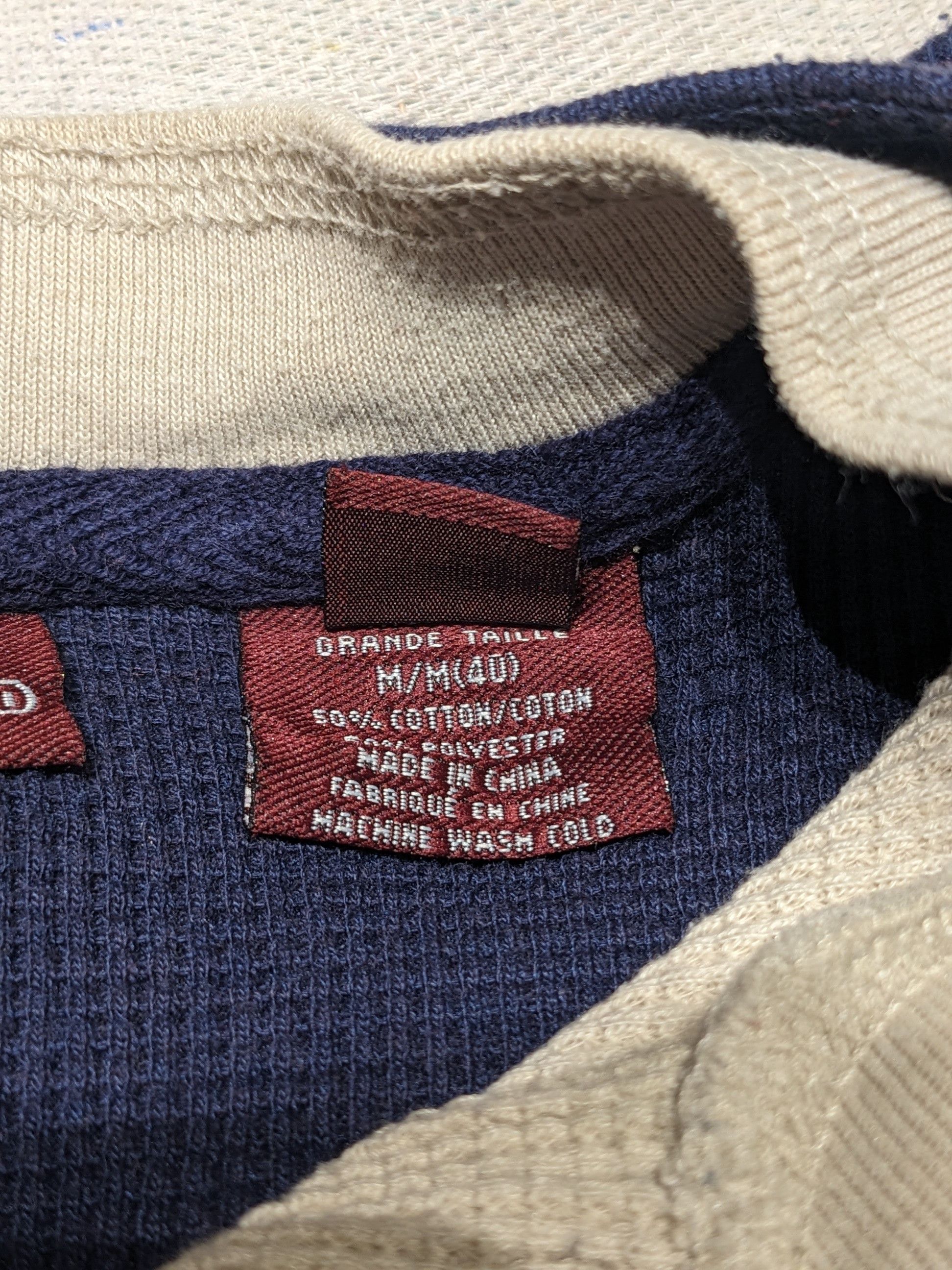 Other Y2K Nevada double layer waffle long sleeve Henley mens M T Size US M / EU 48-50 / 2 - 6 Thumbnail