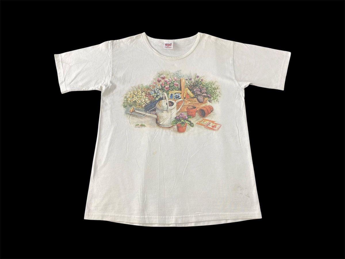 Impulse 90s Cols, OH Impulse Wear Wild Flower Floral Graphic Tee Size M / US 6-8 / IT 42-44 - 1 Thumbnail