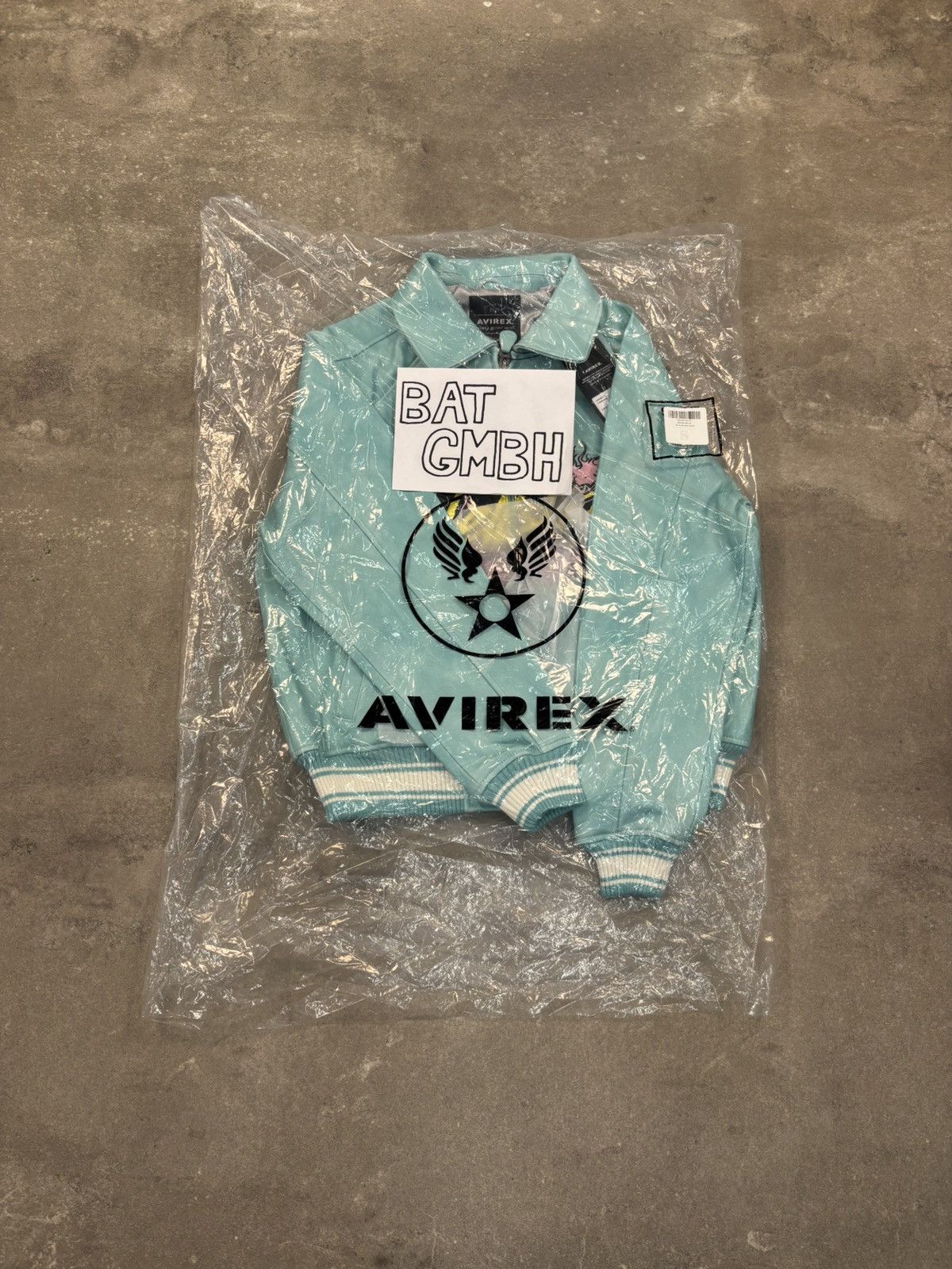 Avirex × HELLSTAR Hellstar x Avirex Jacket, Turquoise Size US S / EU 44-46 / 1 - 17 Thumbnail
