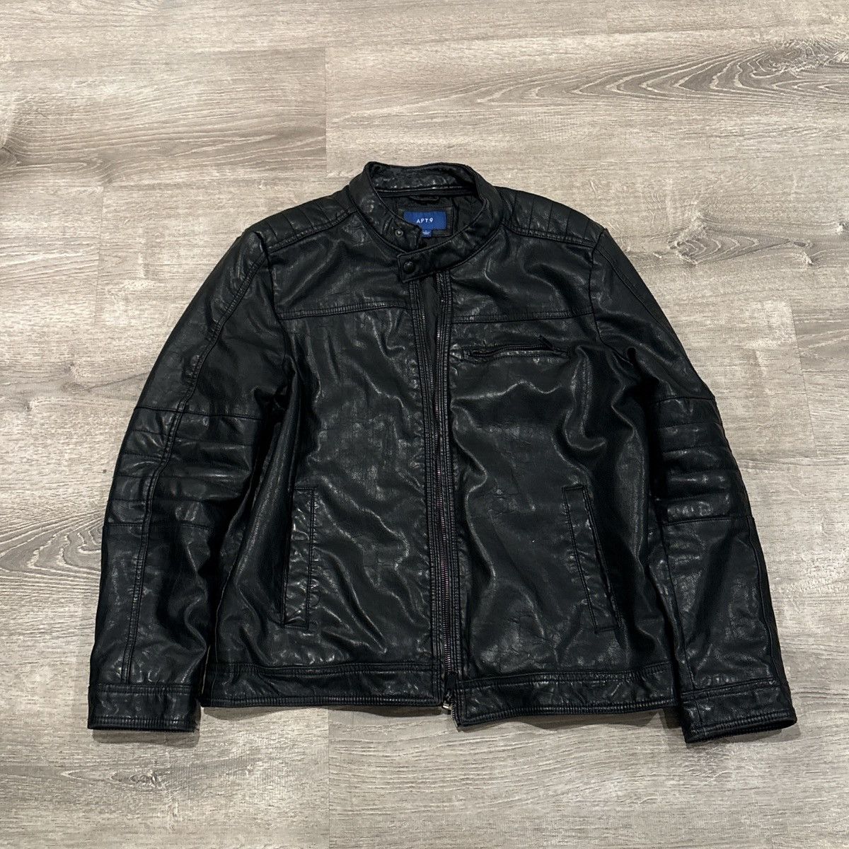 Apt. 9 Leather Black Jacket Size US L / EU 52-54 / 3 - 1 Thumbnail