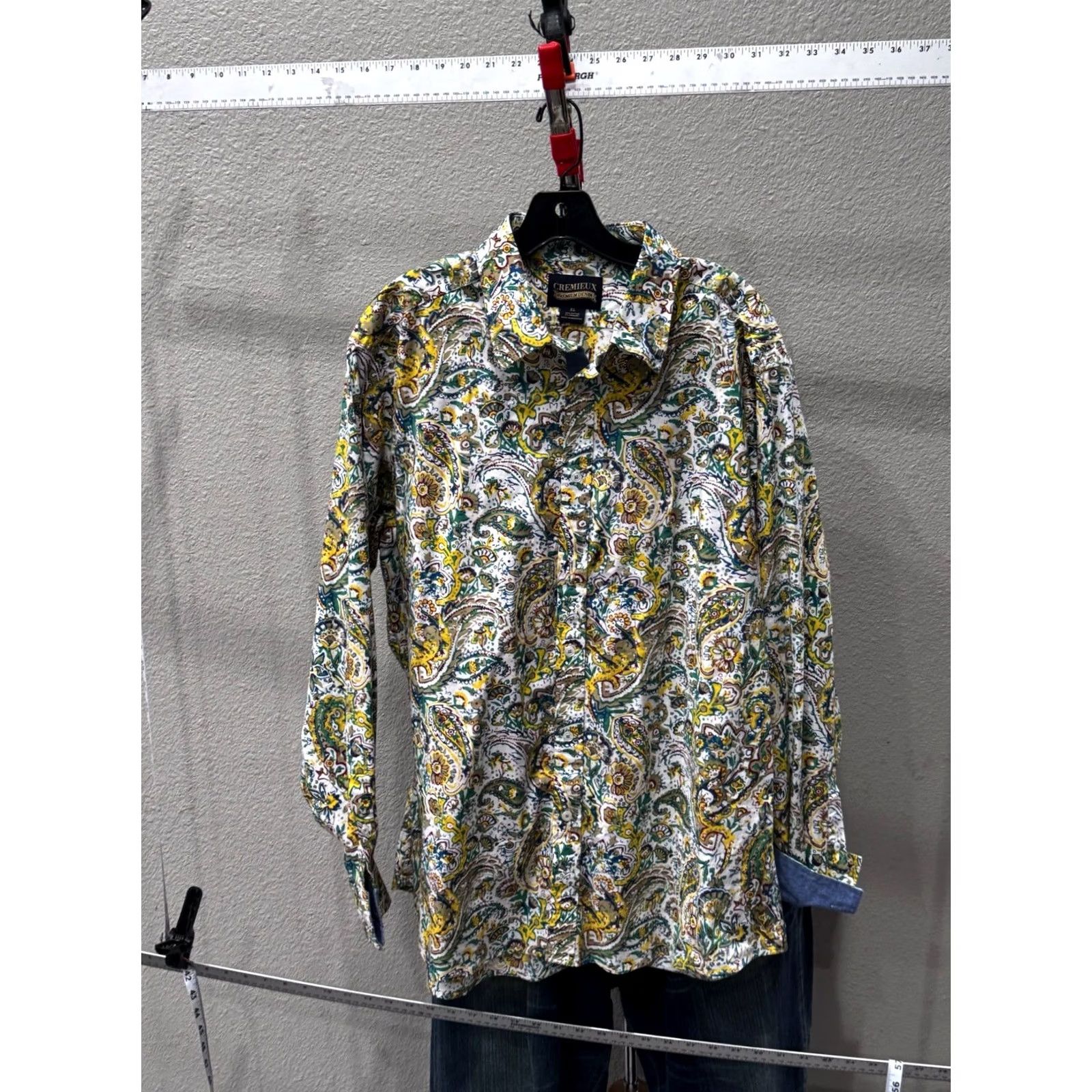 Cremieux Daniel Cremieux Premium Paisley XL LONG SLEEVE SHIRT Mens XS? No Size XL? Size US XL / EU 56 / 4 - 4 Thumbnail