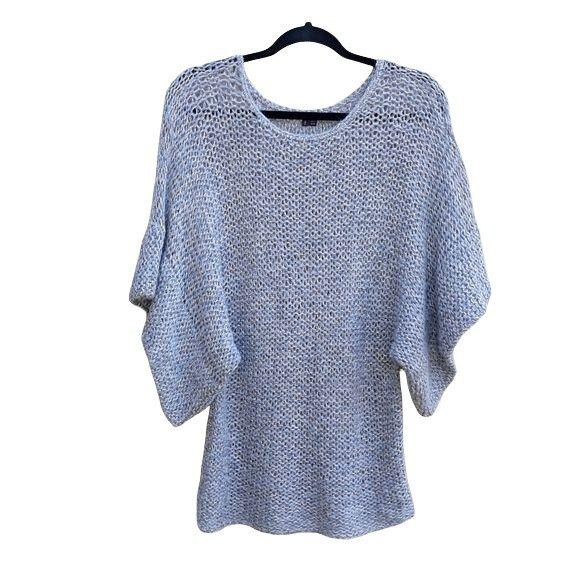 Theory Theory Davini Zebra Sweater Sz S Gray Gold Alpaca Wool Marle Size S / US 4 / IT 40 - 6 Thumbnail