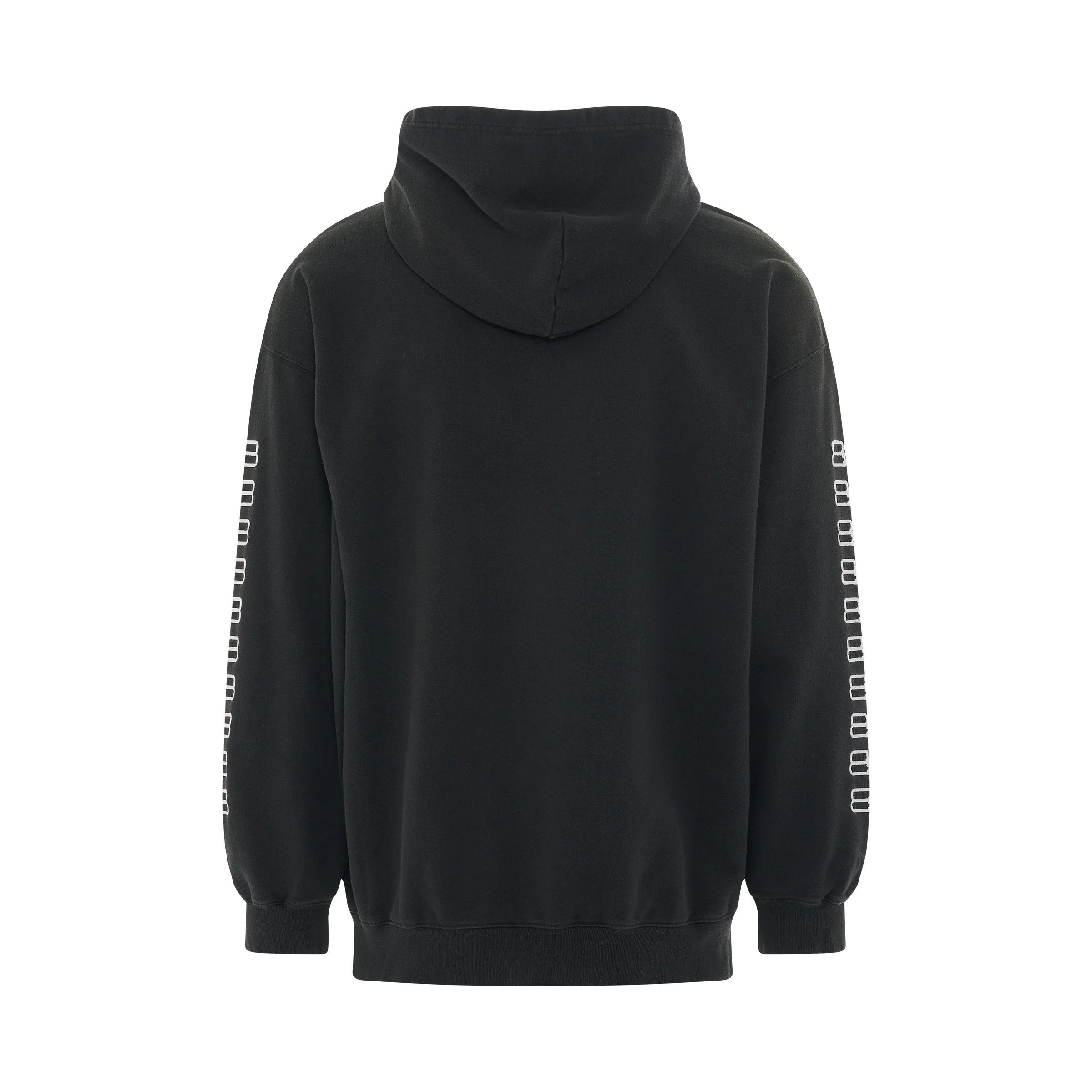 Balenciaga o1mt1gz0524 BB Paris Icon Medium Fit Hoodies in Black Size US L / EU 52-54 / 3 - 4 Thumbnail