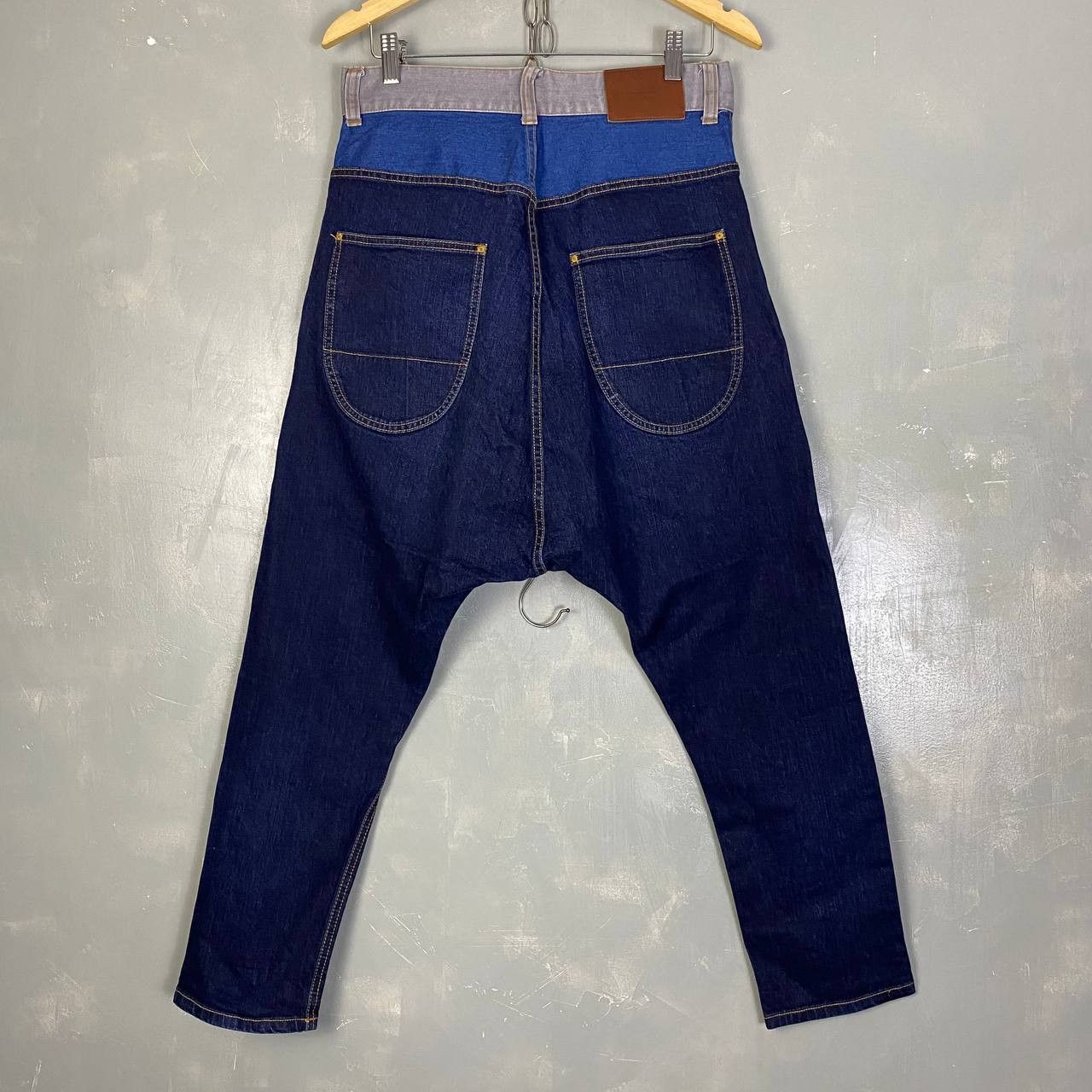Tsumori Chisato Tsumori Chisato Tri-tone Drop Crotch Denim Size US 30 / EU 46 - 5 Thumbnail