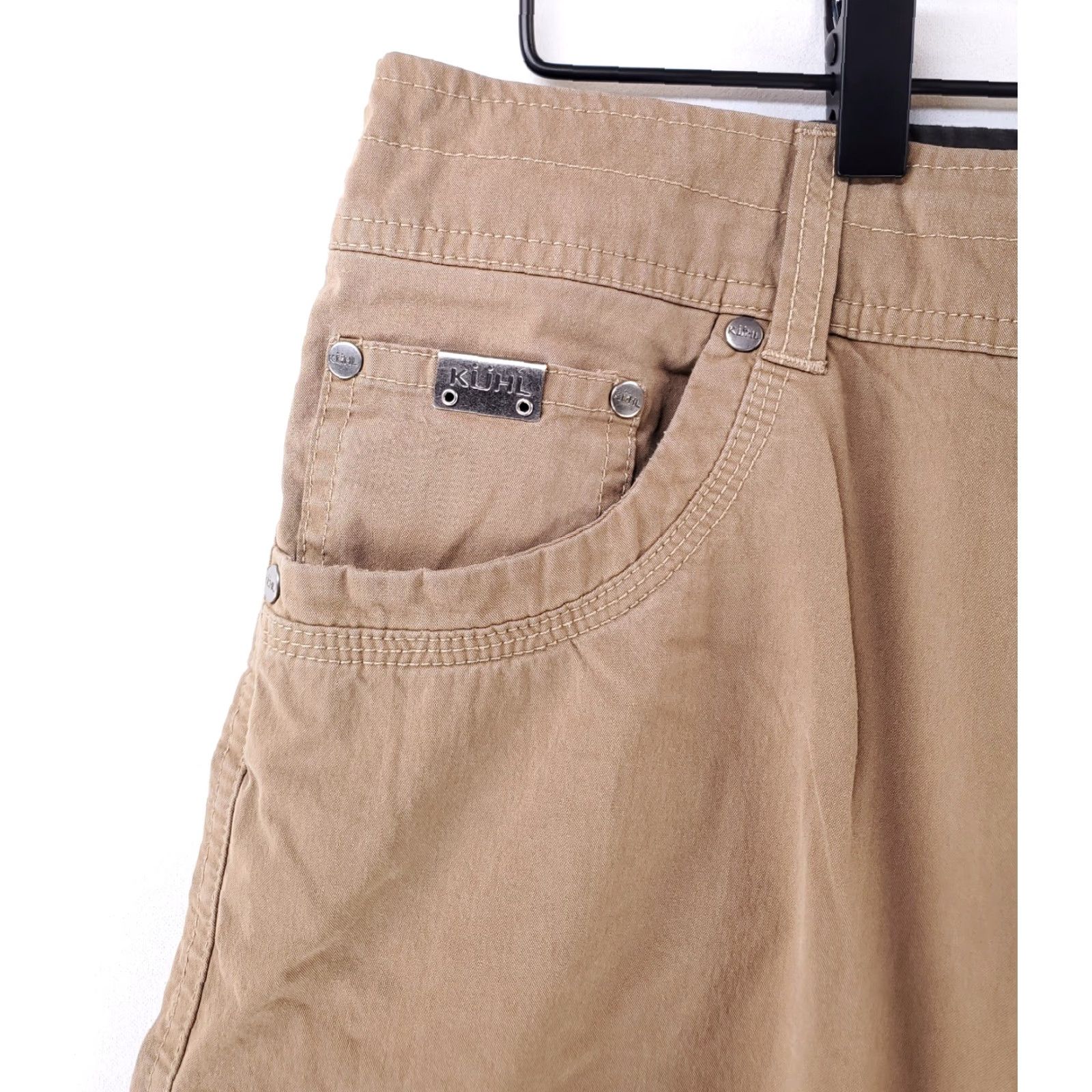 Vintage KÜHL Rydr Cargo Pants Brown Mens 36x32 Pants Mens Brown Cargo 36x32 Kuhl Rydr Hiking Brown Performance Cargo Mens 36x32 Size US 36 / EU 52 - 2 Thumbnail