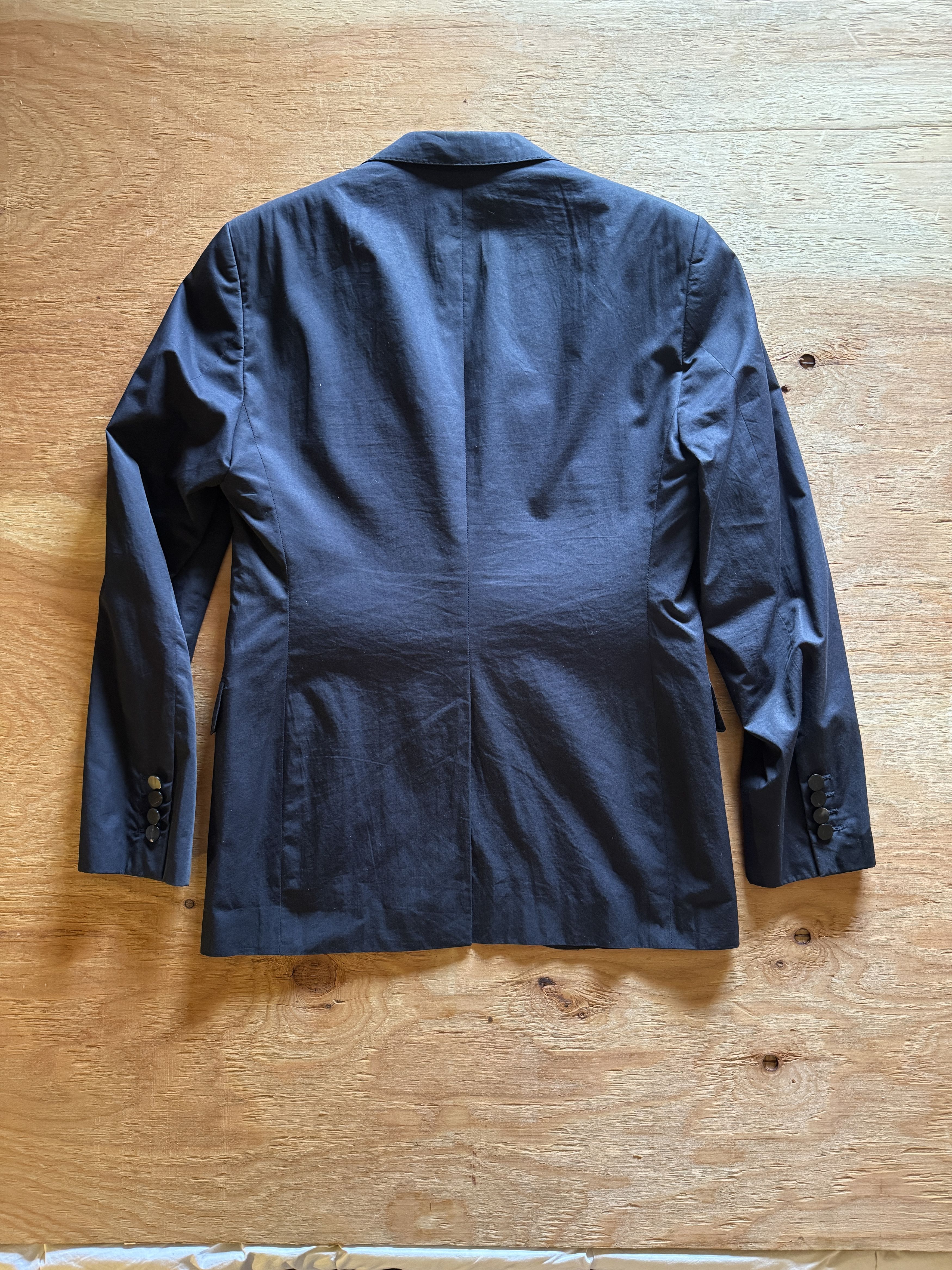 Lanvin Navy Blazer Size 38R - 2 Thumbnail