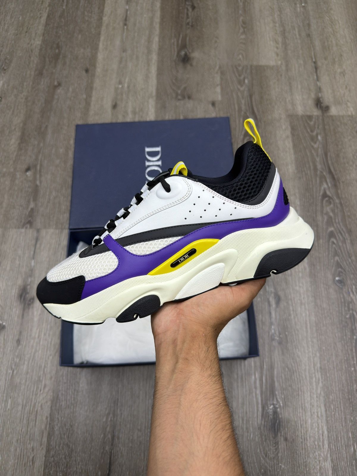 Dior Dior B22 Violet White Size US 11 / EU 44 - 2 Thumbnail