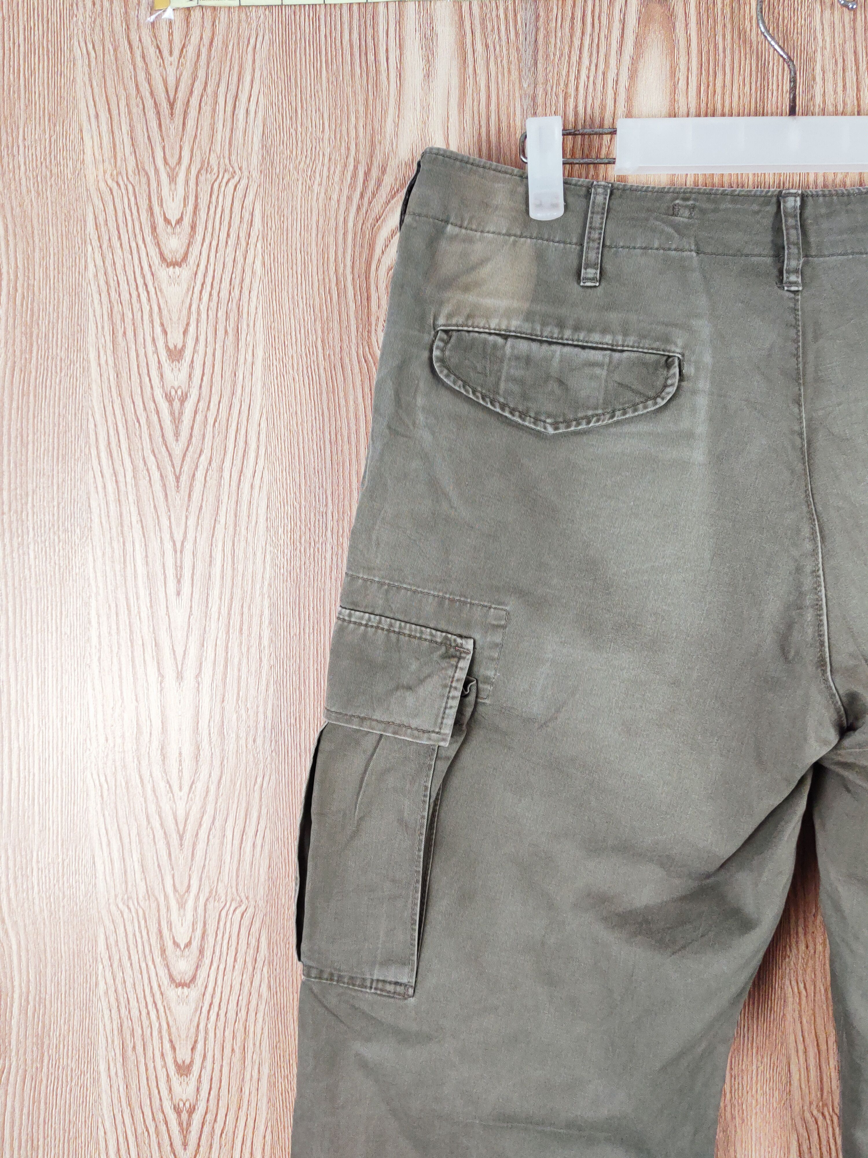 Japanese Brand Uniqlo Green Multipocket Tactical Cargo Pants #W207 Size US 32 / EU 48 - 8 Thumbnail