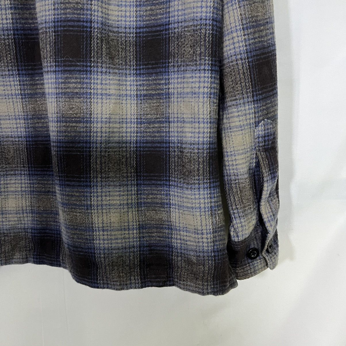 Renoma UP RENOMA PLAID WOOL ZIPPED UP SHIRT Size US L / EU 52-54 / 3 - 7 Thumbnail