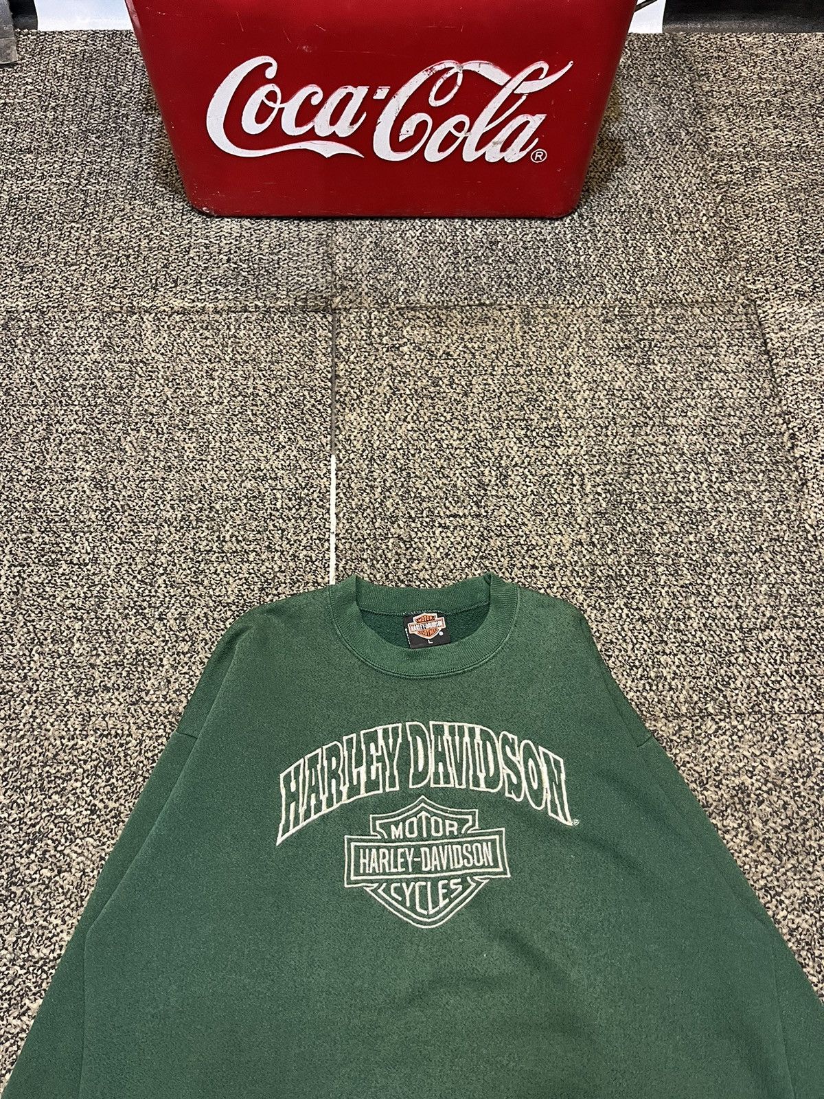 Harley Davidson × Vintage vintage harley davidson sweatershirt Size US L / EU 52-54 / 3 - 4 Thumbnail