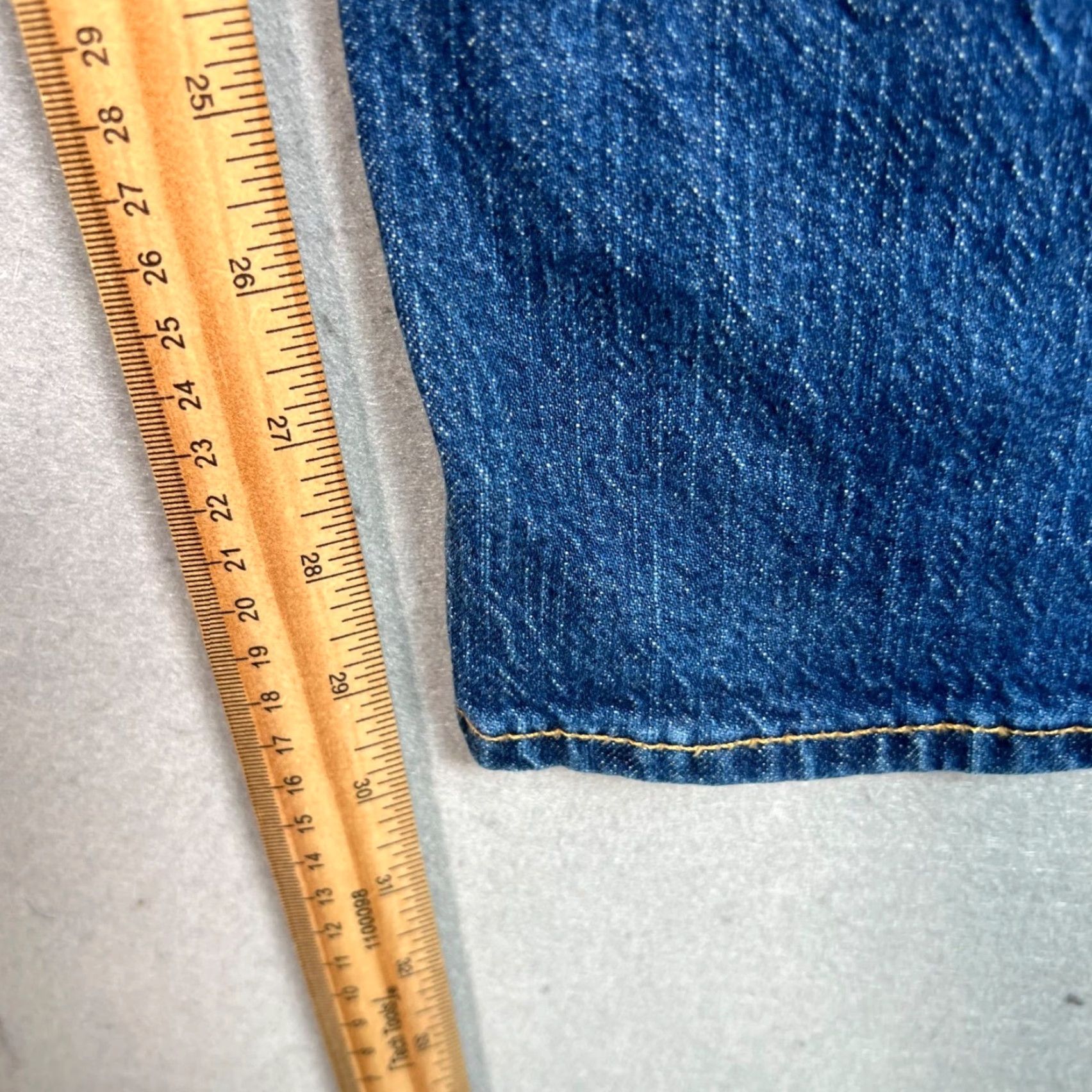 Gap Gap Flared Jeans Womens Size 6 28 Blue Denim High Rise Regular Fit Cotton Blend Size 28" / US 6 / IT 42 - 7 Thumbnail