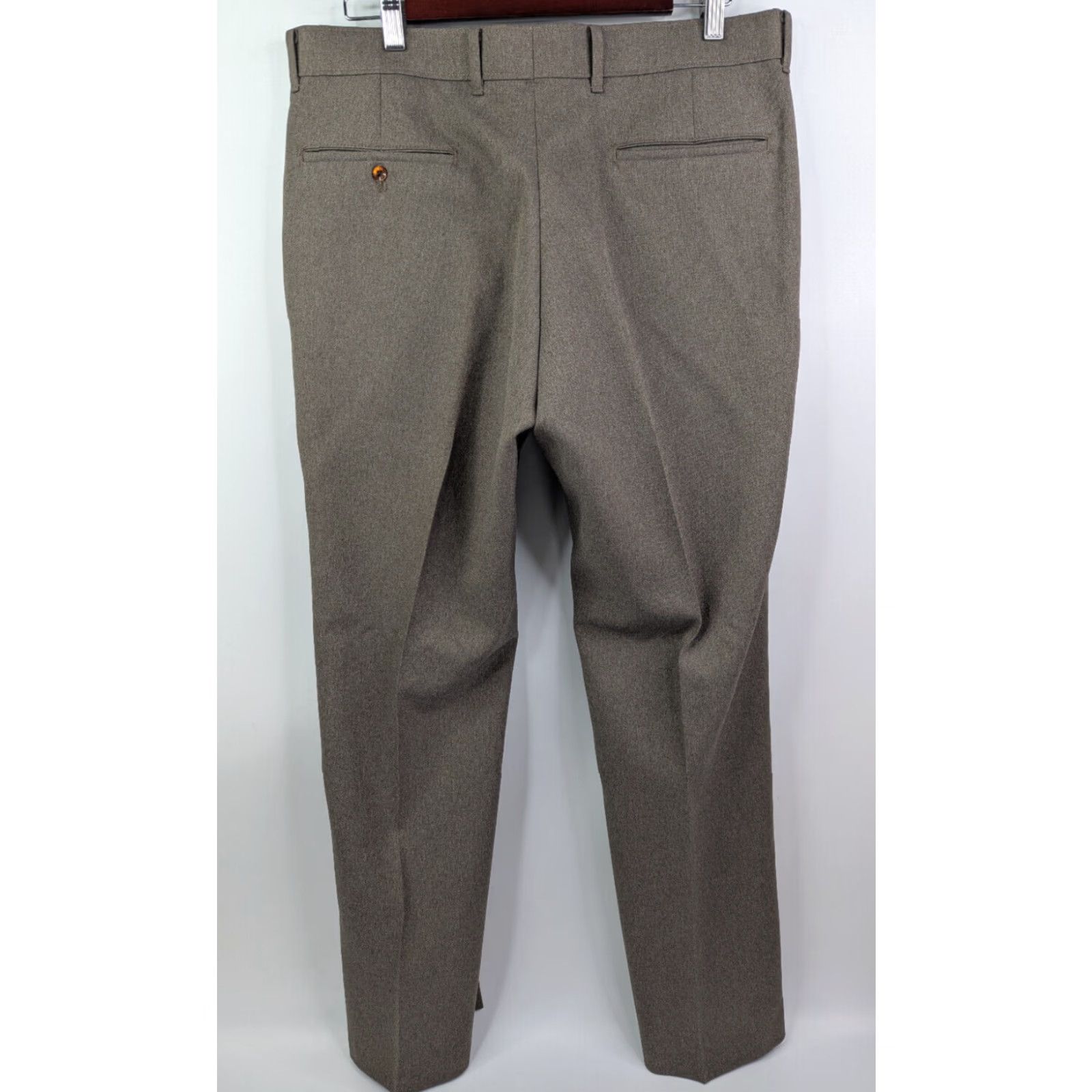 Levi's VINTAGE Levi's Action Slacks Pants Men 35x31 Brown Zipper 5-Pocket Design Dress Business Casual Workwear Slacks Mens Levi's Size US 35 - 4 Thumbnail