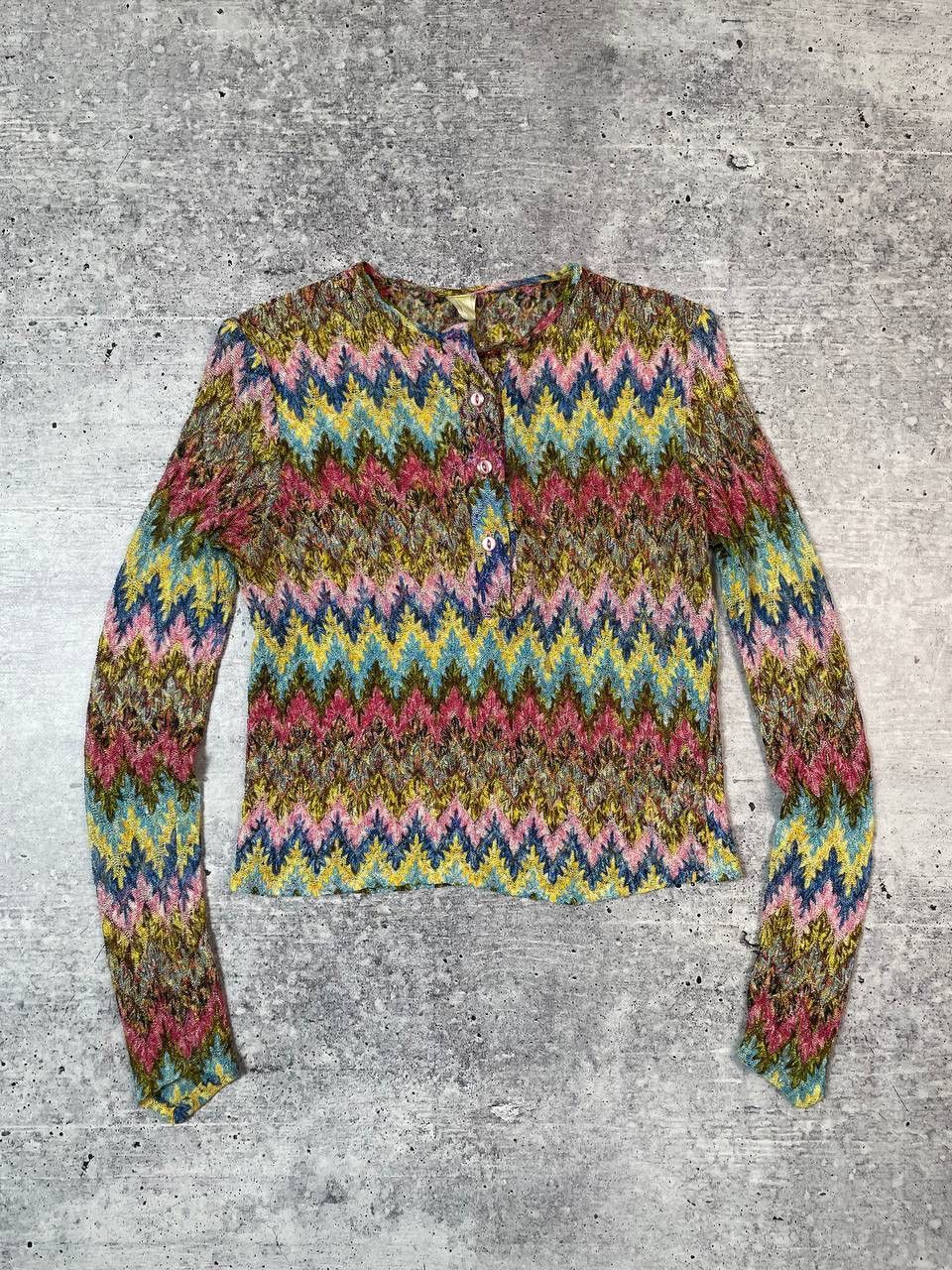 Vintage Save The Queen Jean Paul Gaultier Style Mesh Top Y2K