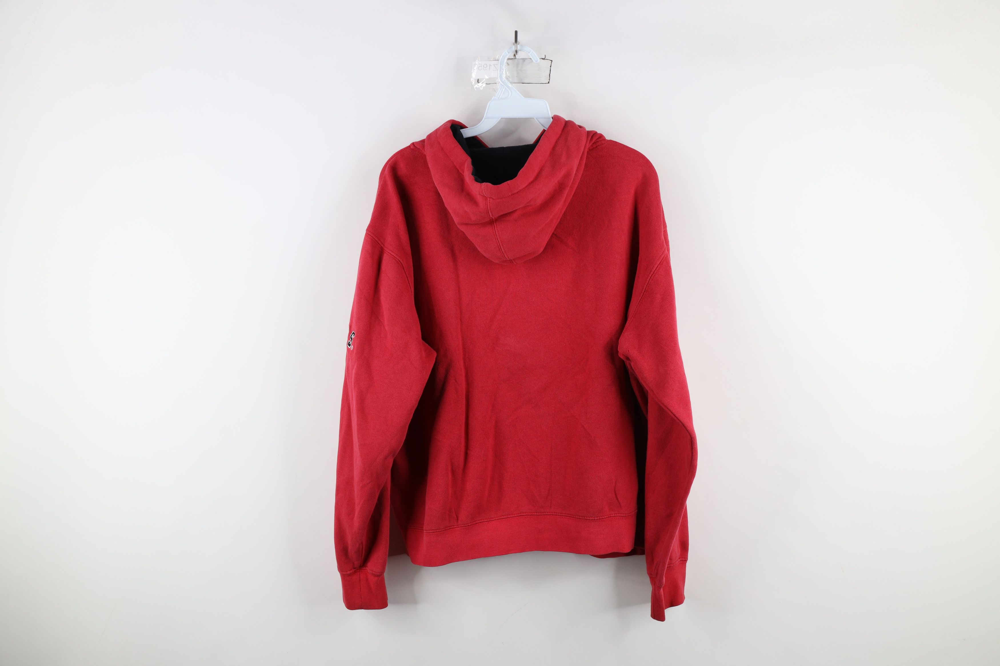 Vintage Vintage Spell Out Rutgers University Hoodie Sweatshirt Red Size US L / EU 52-54 / 3 - 11 Thumbnail