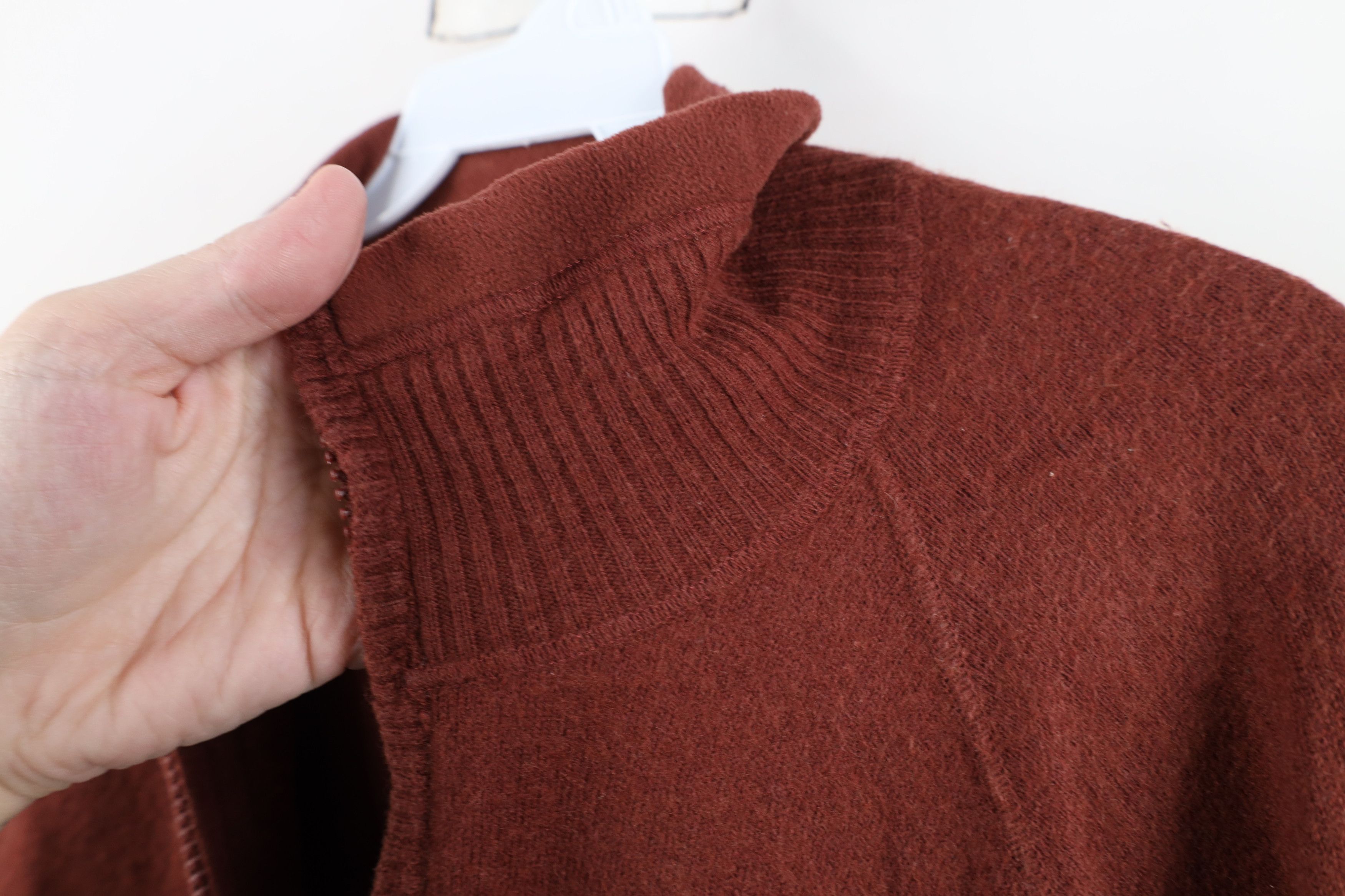 The North Face Vintage The North Face Wool Blend Knit Half Zip Sweater Red Size US M / EU 48-50 / 2 - 7 Thumbnail
