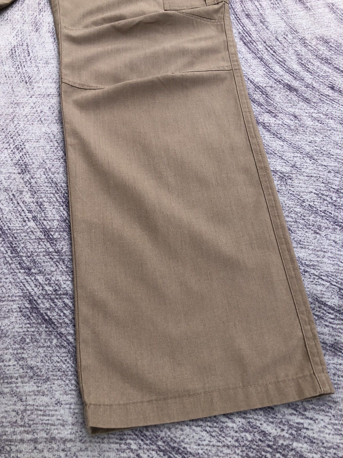 Japanese Brand Relaxted Cargo Pants Stretchble Waist Multipocket Tactical Size US 27 - 4 Thumbnail