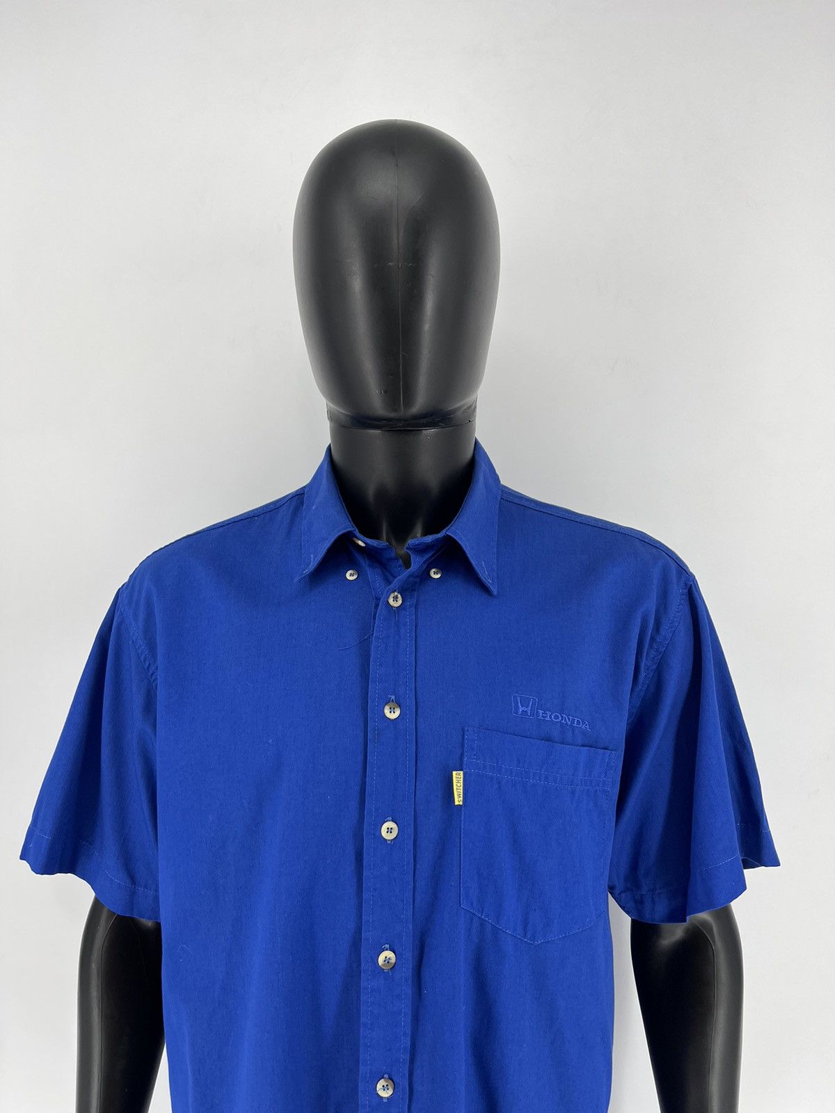 Honda × Japanese Brand Vintage Y2K Honda Button Up Shirt Big Logo Size US L / EU 52-54 / 3 - 3 Thumbnail
