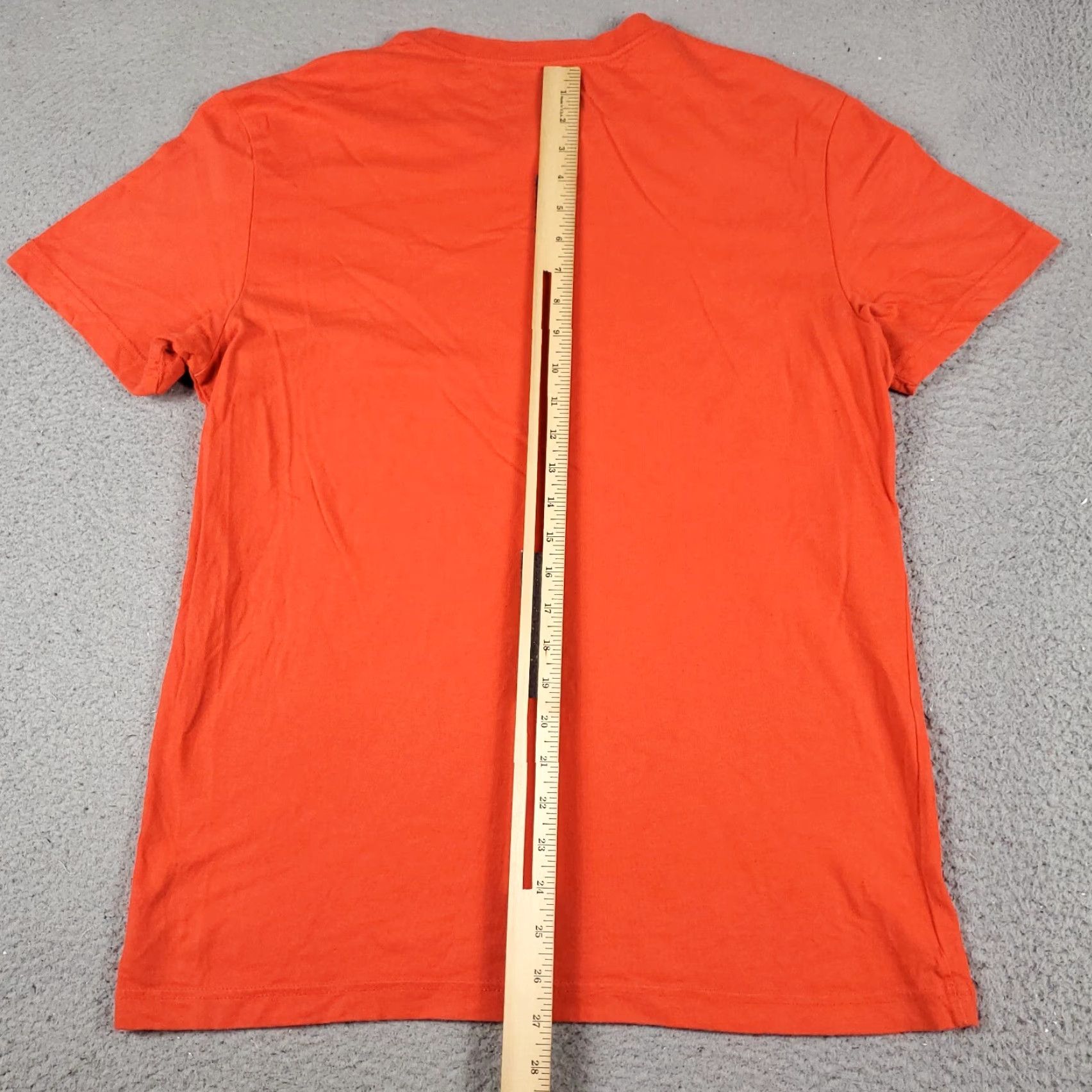 American Eagle Outfitters American Eagle Outfitters Shirt Adult Medium Orange Solid Short Sleeve Crew Neck Logo Mens Size US M / EU 48-50 / 2 - 4 Thumbnail