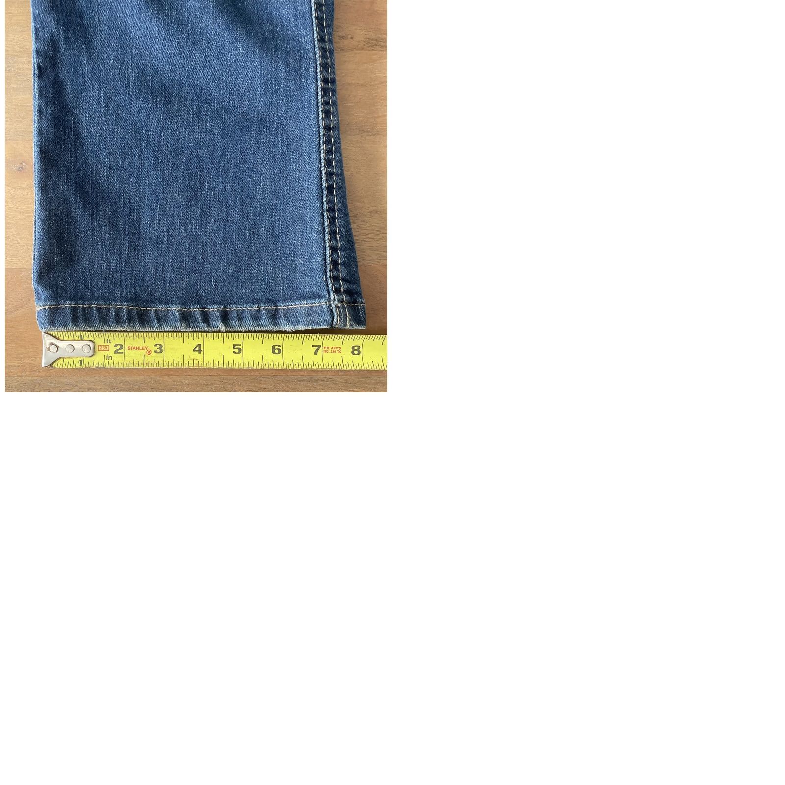 Calvin Klein Calvin Klein Jeans Womens 6 Slim Fit Low Rise Bootcut Y2K Denim 32x31 Blue Size 24" / US 00 / IT 34 - 9 Thumbnail