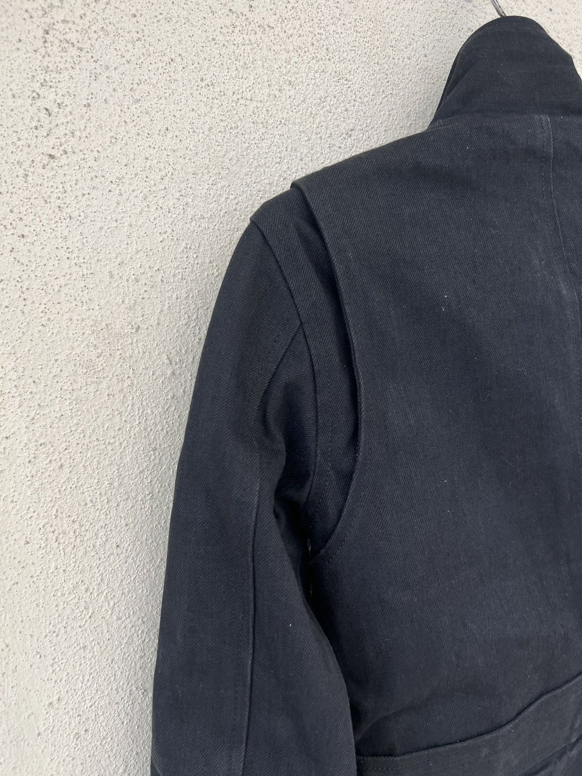 junhashimoto Jun Hashimoto Macknight Hybrid Black Denim Jacket Size US M / EU 48-50 / 2 - 13 Thumbnail