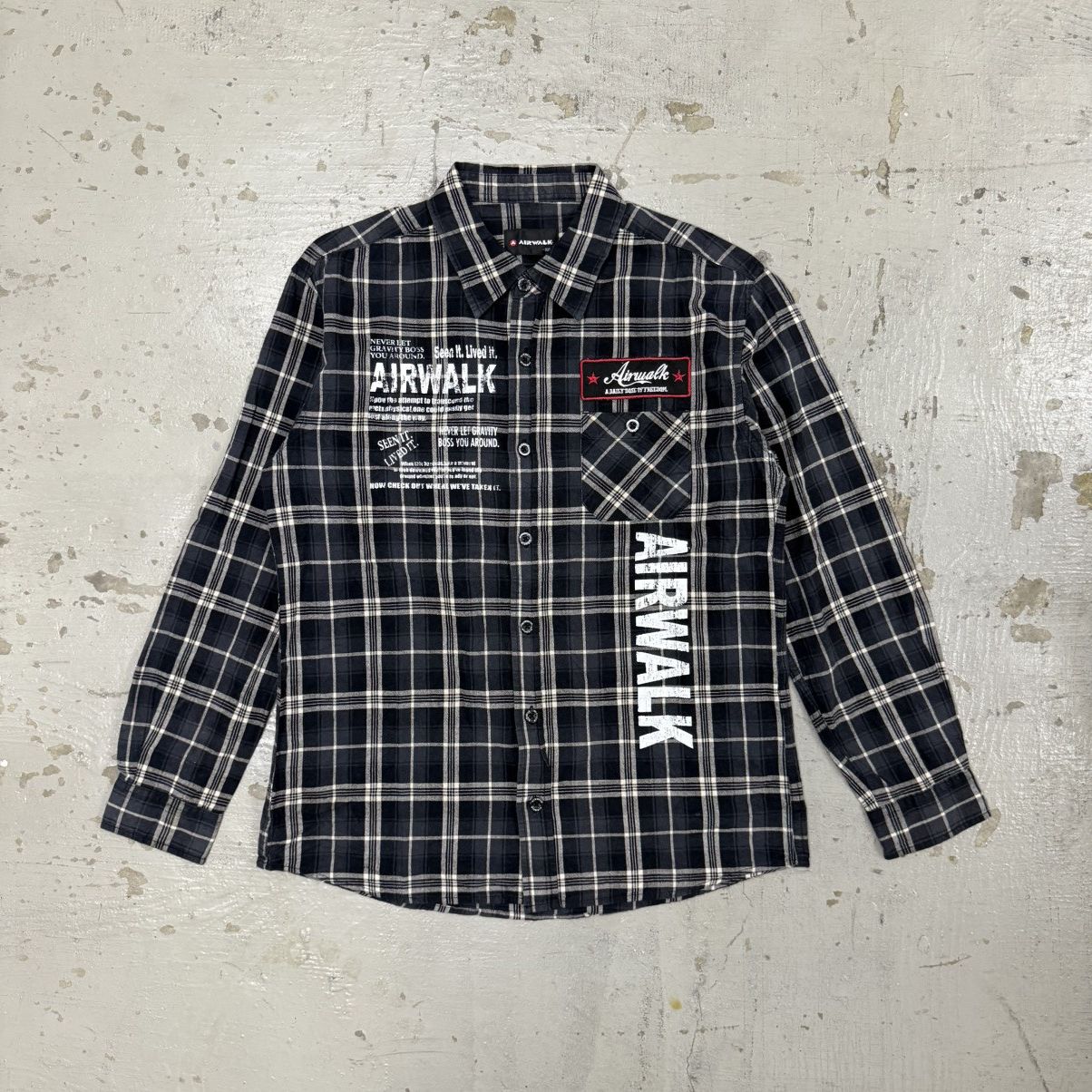 Airwalk Airwalk Poem Y2K Riot Punk Flannel Shirt Size US M / EU 48-50 / 2 - 1 Thumbnail