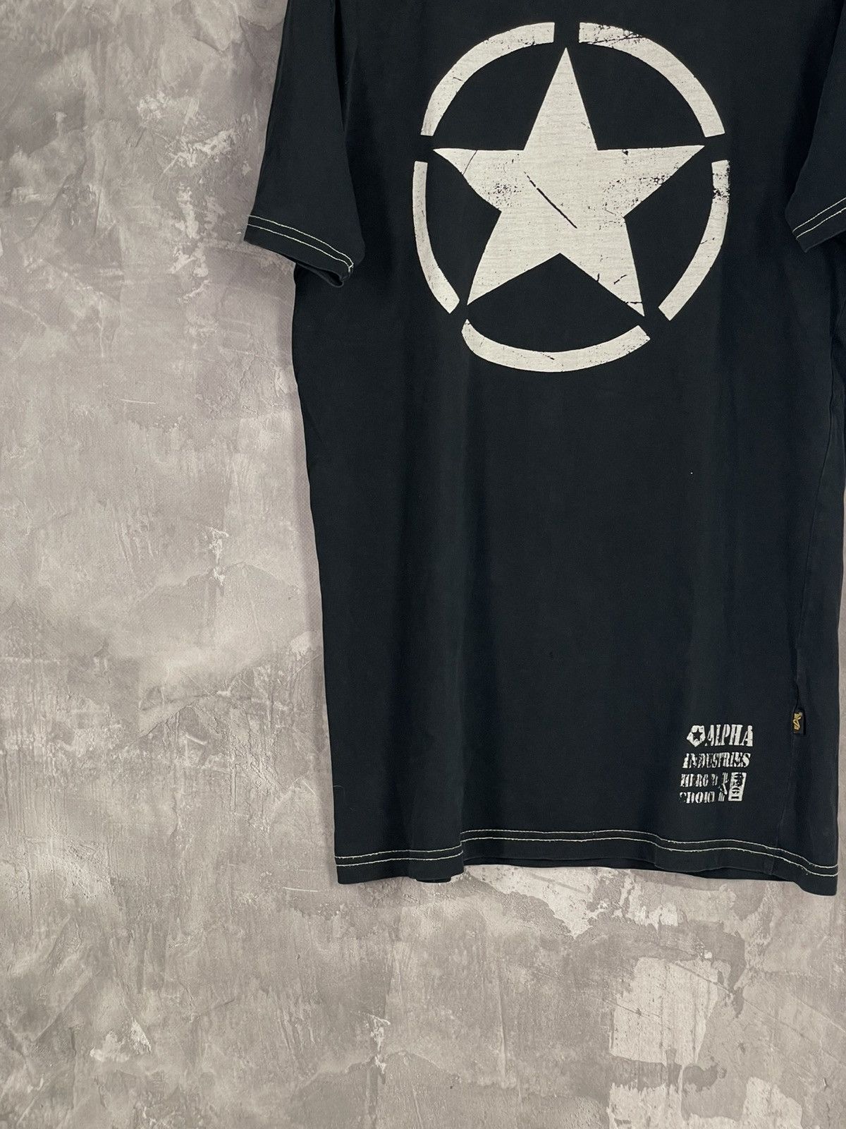 If Six Was Nine × Japanese Brand × Le Grande Bleu (L.G.B.) Avant Garde Japanese Crazy Opium Alpha Industries Y2K Tshirt Size US S / EU 44-46 / 1 - 5 Thumbnail