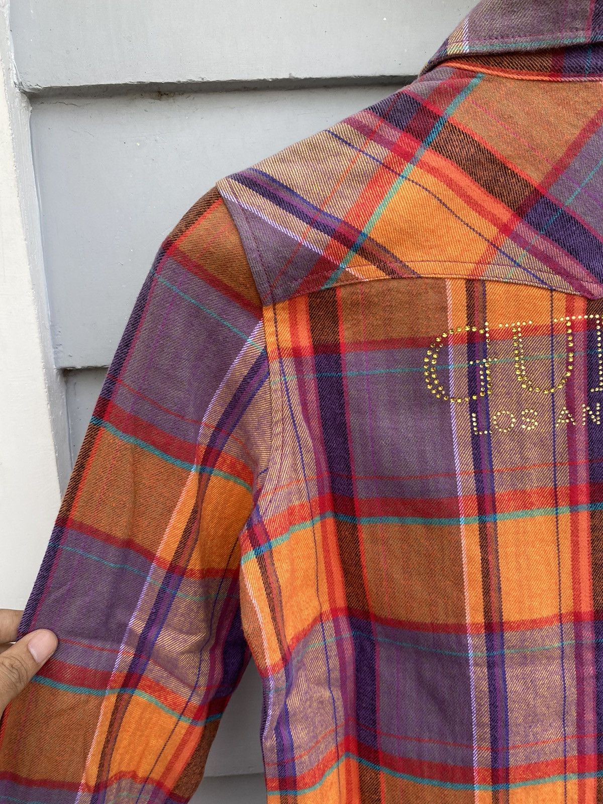 Guess Guess Jeans Japanese Flannel Los Angeles Diamond Details Size M / US 6-8 / IT 42-44 - 13 Thumbnail