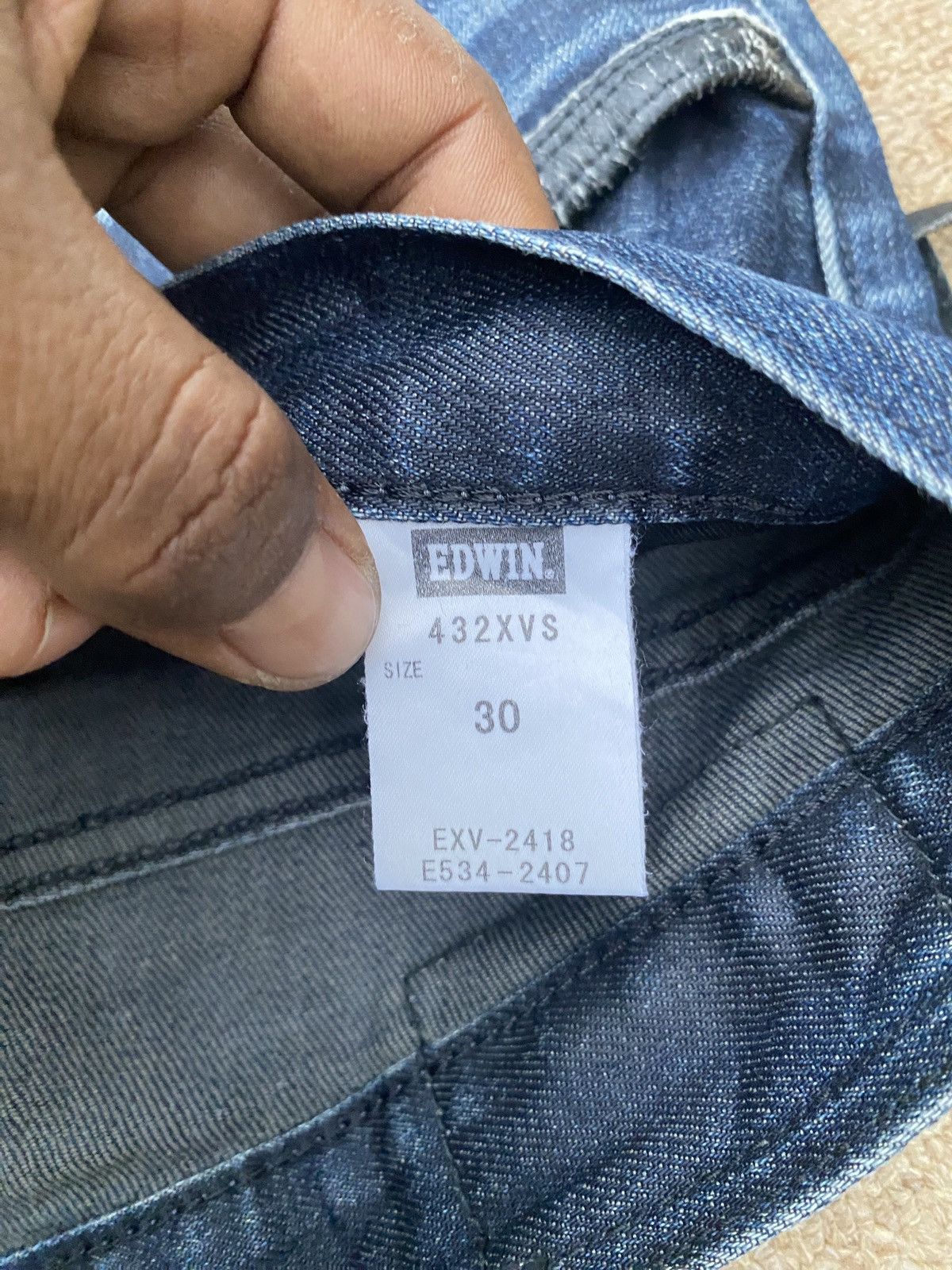 14th Addiction × Edwin × Vintage Vintage edwin xvs skinny denim Size US 30 / EU 46 - 7 Thumbnail