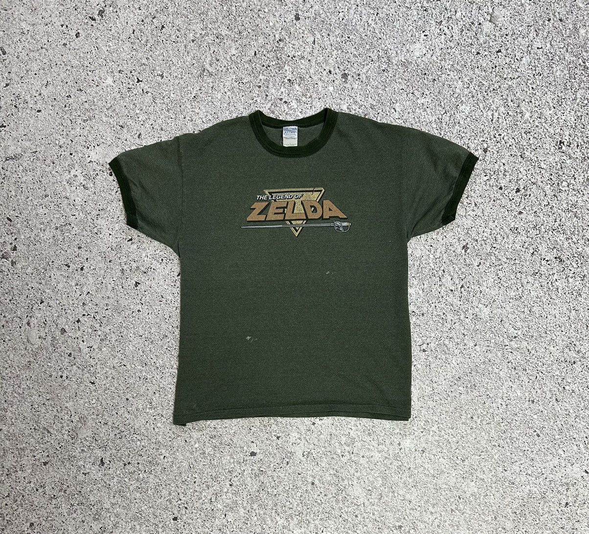 Nintendo × Vintage Vintage The Legend Of Zelda 2008 Nintendo Promo Game T Shirt Size US XL / EU 56 / 4 - 1 Thumbnail
