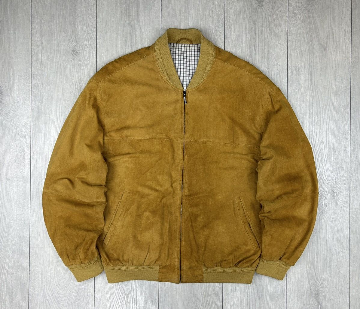 Vintage Vintage Leather Bomber Jacket size L - XL Size US L / EU 52-54 / 3 - 1 Thumbnail