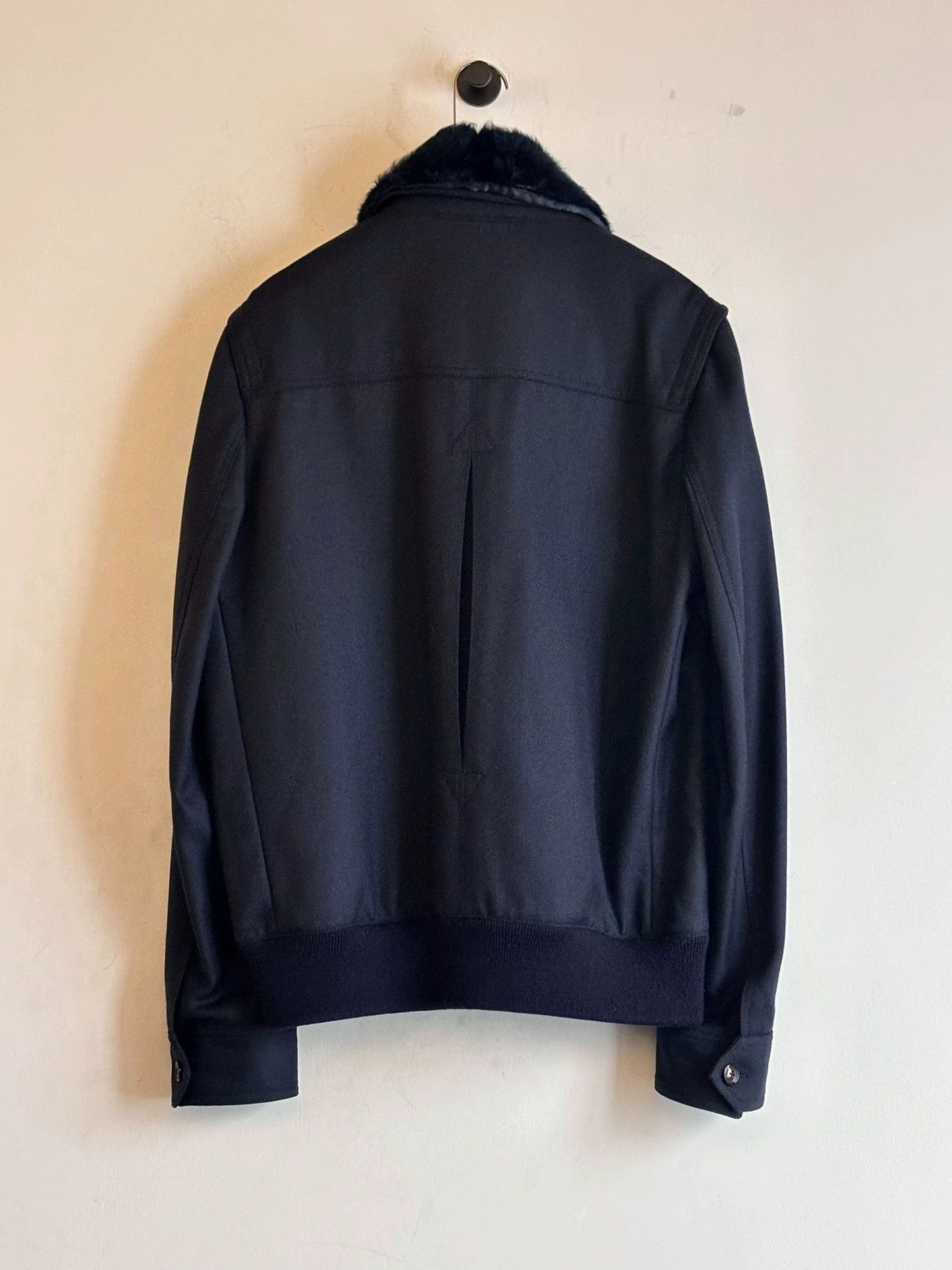 Maison Margiela Black Fur Collar er Jacket Size M Size US M / EU 48-50 / 2 - 5 Thumbnail