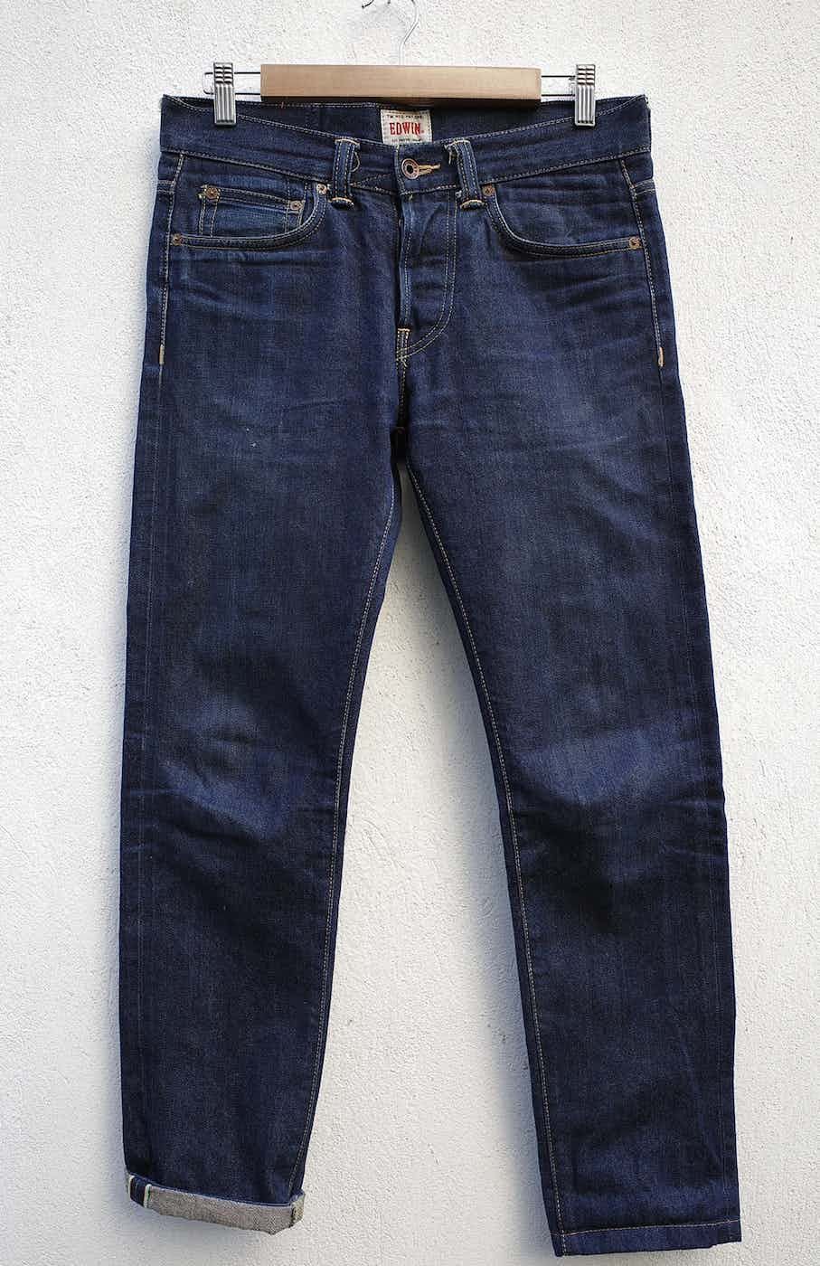 Edwin Japan Rainbow Selvedge ED-80 Slim Blue Slim Fit