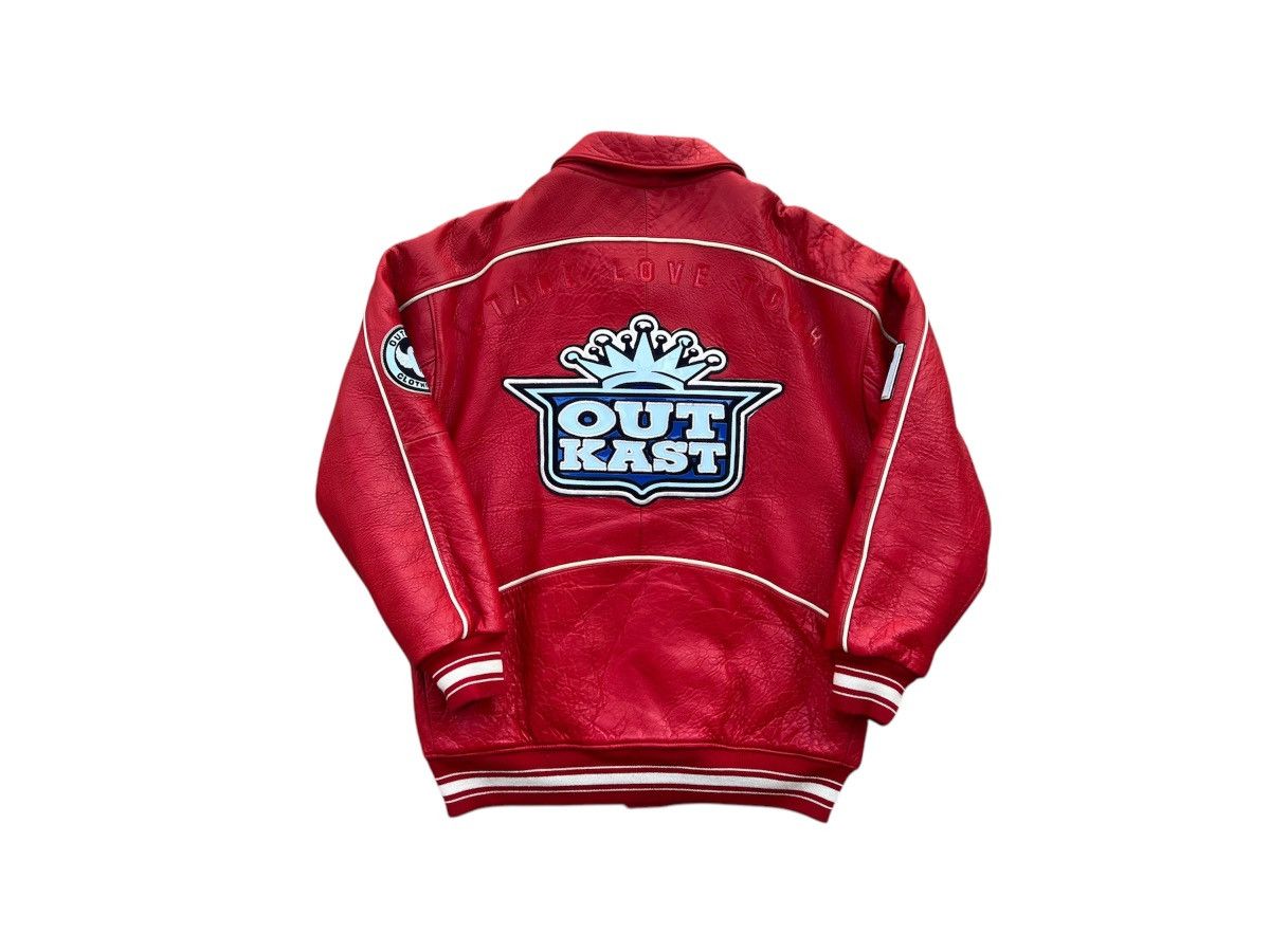 Leather Jacket × Outkast × Vintage OUTKAST Leather Jacket 90