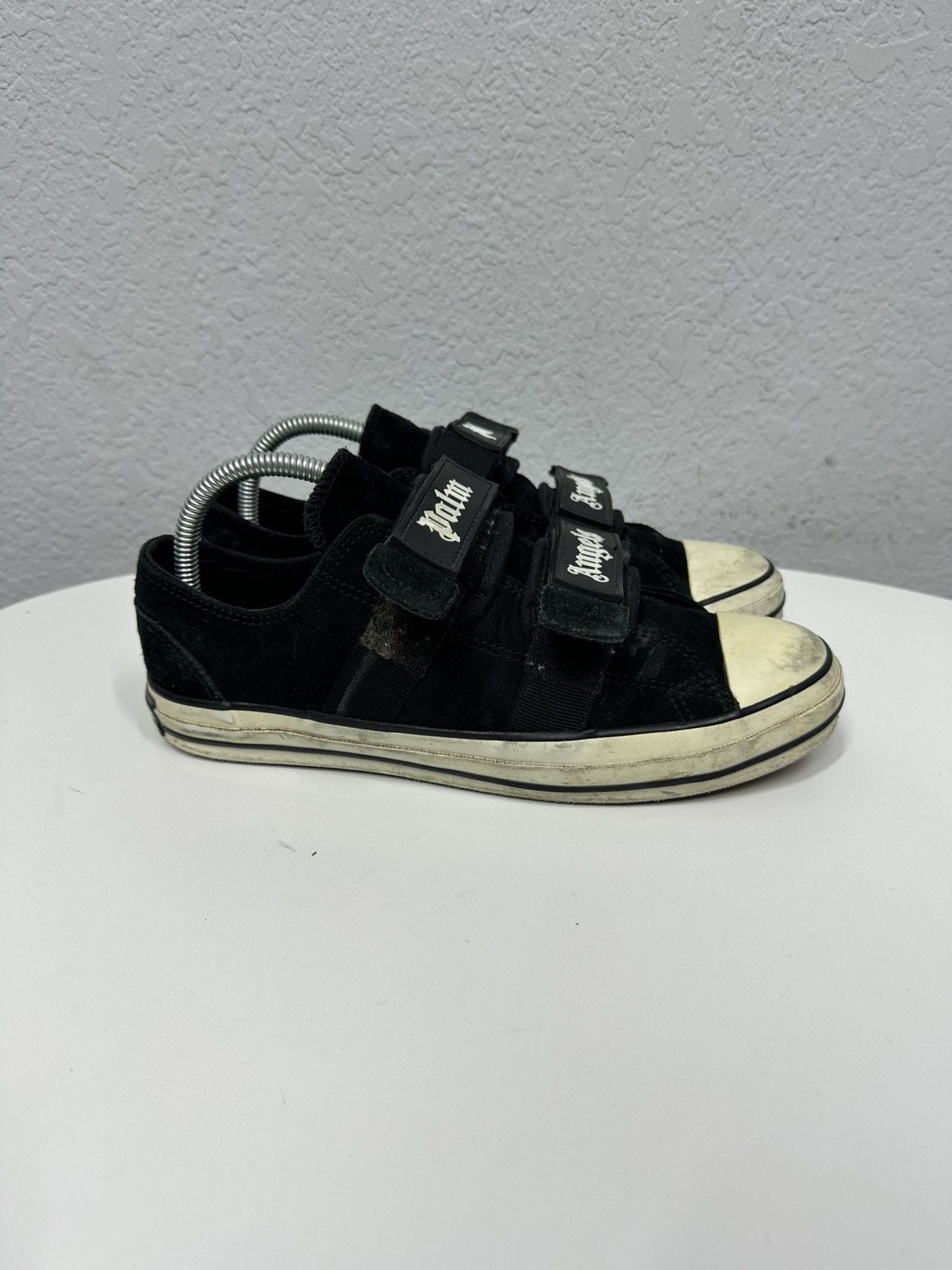 Palm Angels Vintage Palm Angels Vulcanized Low Top Sneakers Big Logo Size US 7.5 / EU 40-41 - 5 Thumbnail