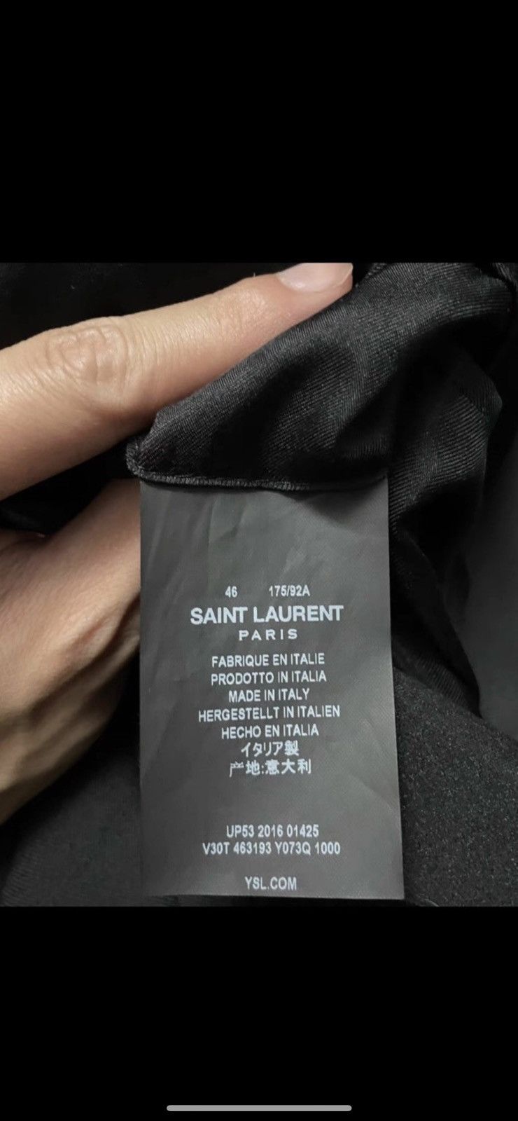 Saint Laurent Paris Rare-Cropped SS17 double breasted jacket Size US S / EU 44-46 / 1 - 13 Thumbnail