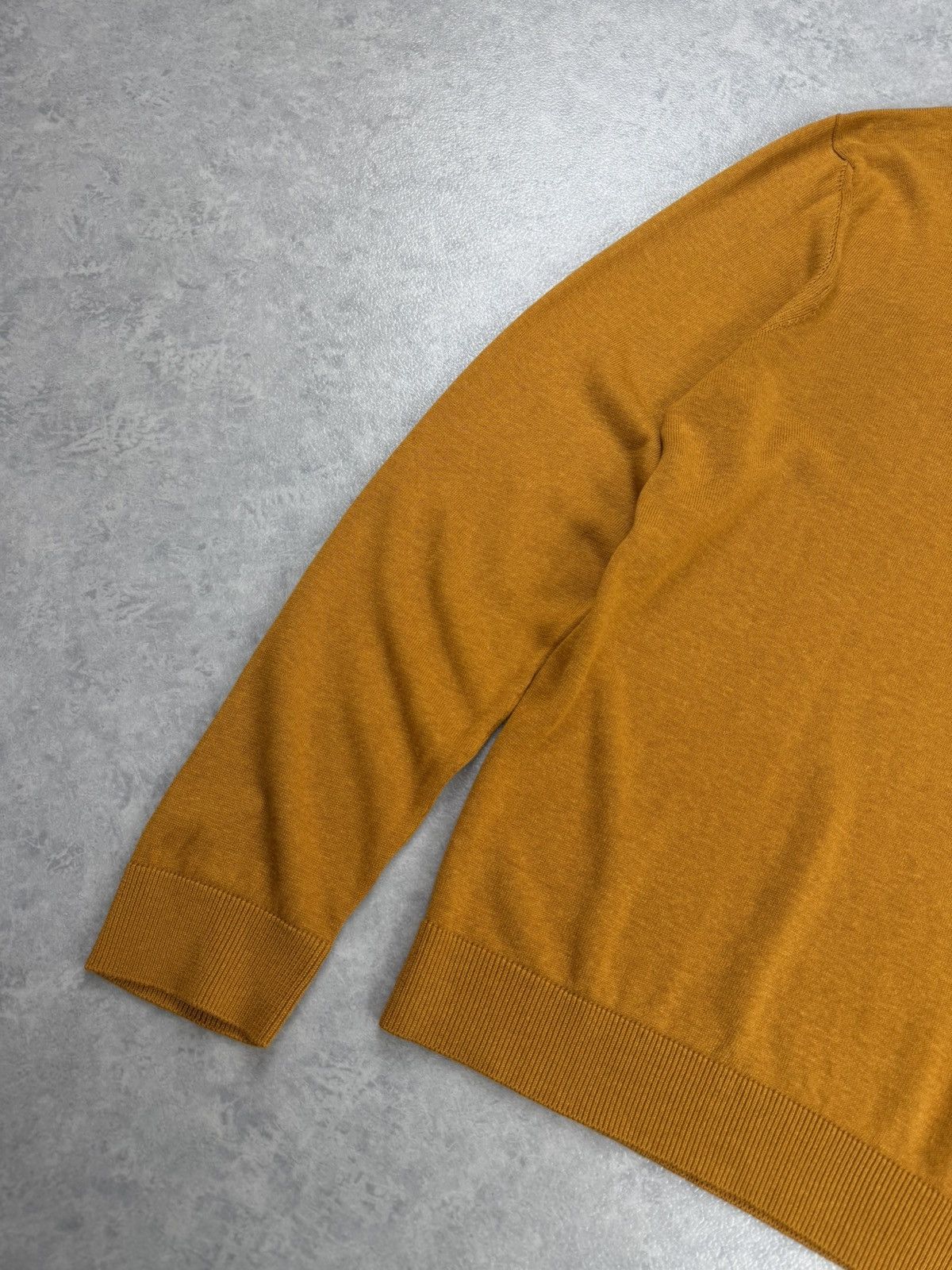 Daniele Fiesoli Daniele Fiesoli Crew Neck Sweater L Silk Linen Blend Mustard Size US L / EU 52-54 / 3 - 3 Thumbnail