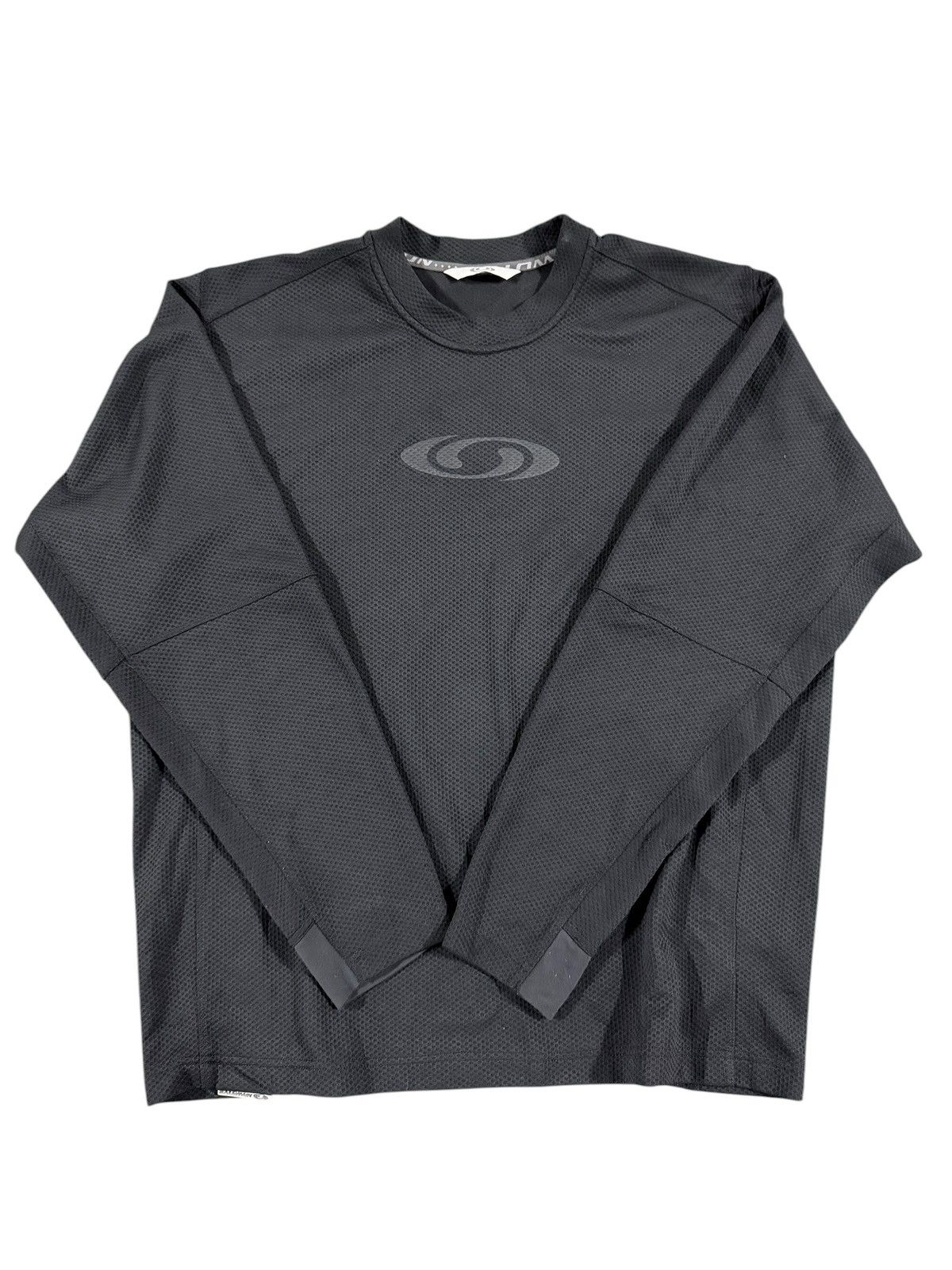 トップス Salomon Moto Mesh Cut Sew L/S Tee Black Salomon 2000's Salomon Moto Mesh Jersey Long Sleeve Shirt | Grailed