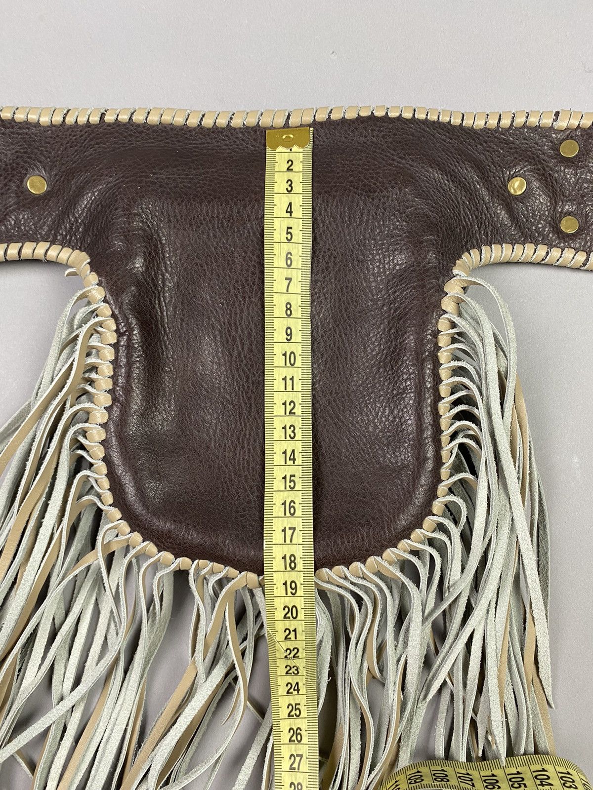 Vintage World Family Leather boho Belt Handcrafted Boho Accessory” Size ONE SIZE - 12 Thumbnail