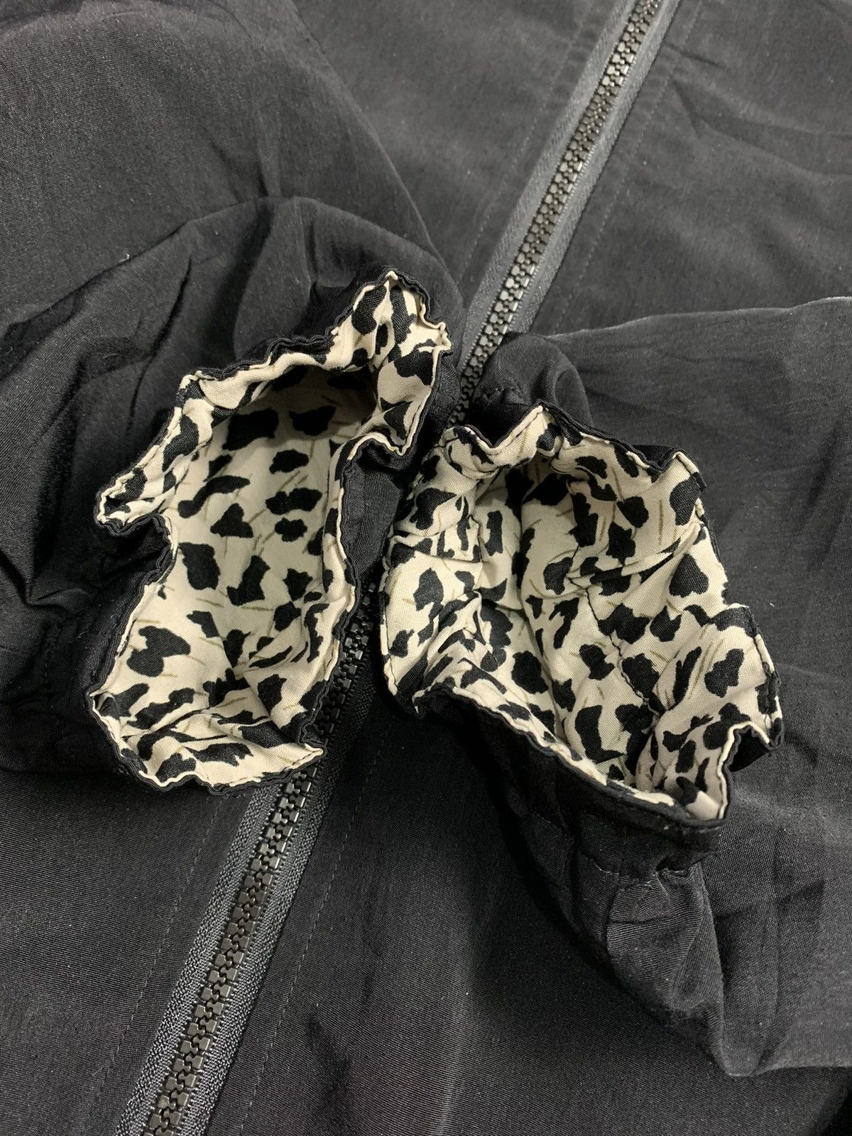 Le Grande Bleu (L.G.B.) LEOPARD REVERSIBLE FUR HOODIE ZIP JACKET IFSIX LGB STYLE Size US L / EU 52-54 / 3 - 8 Thumbnail