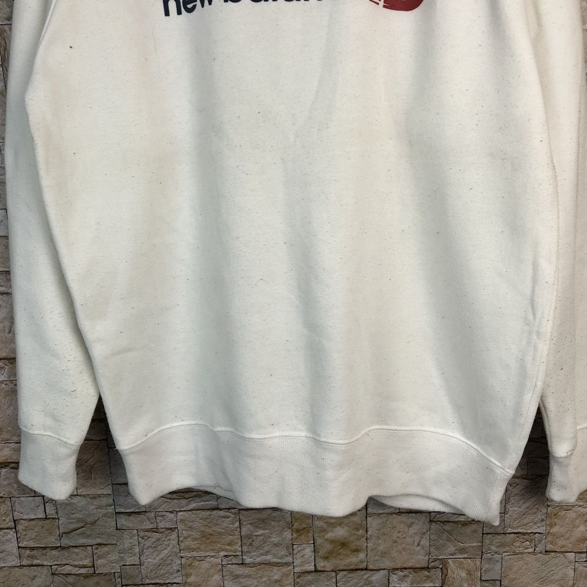 New Balance New Balance White Sweatshirt #A793 Size US M / EU 48-50 / 2 - 6 Thumbnail