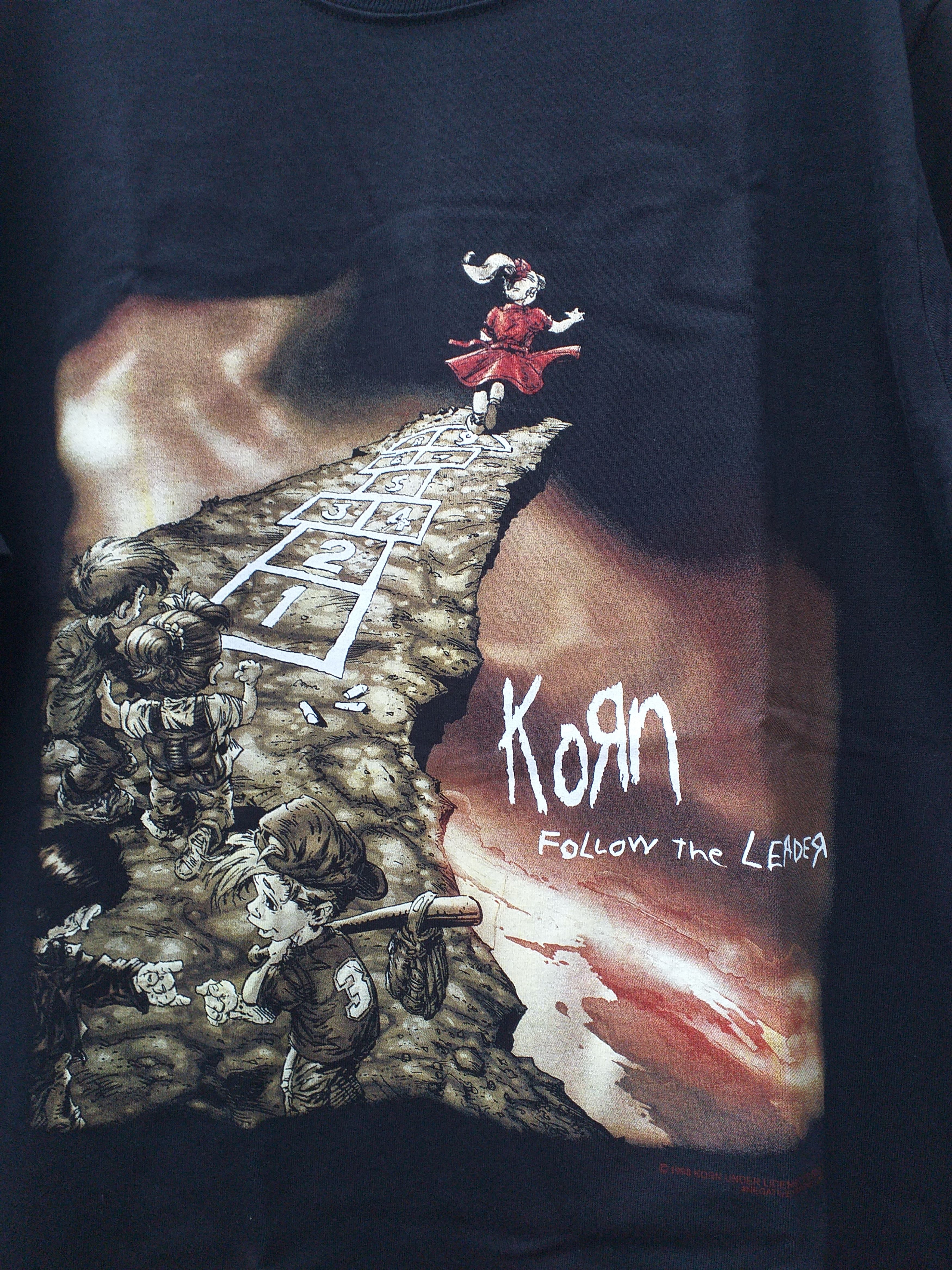 Band Tees Korn Follow The Leader Tour T shirt Size US XL / EU 56 / 4 - 3 Thumbnail