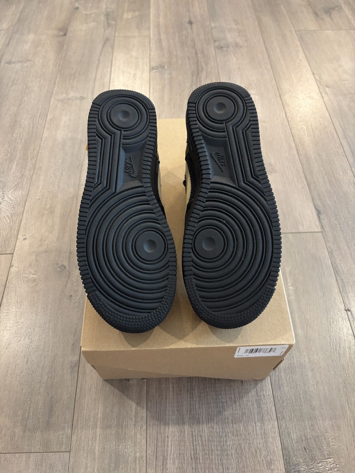 Jordan Brand × Off-White Off White Black Air Force One Size 5.5m/7w Size US 7 / IT 37 - 6 Thumbnail