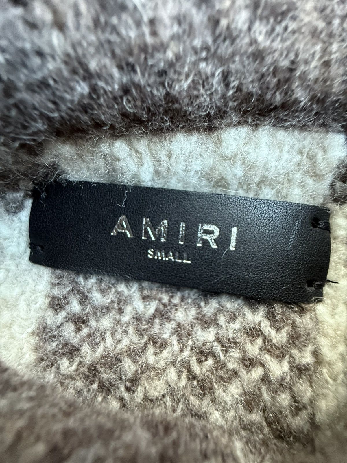 Amiri $1.3k Amiri damier cardigan sweater logo rare grail S Size US S / EU 44-46 / 1 - 21 Thumbnail
