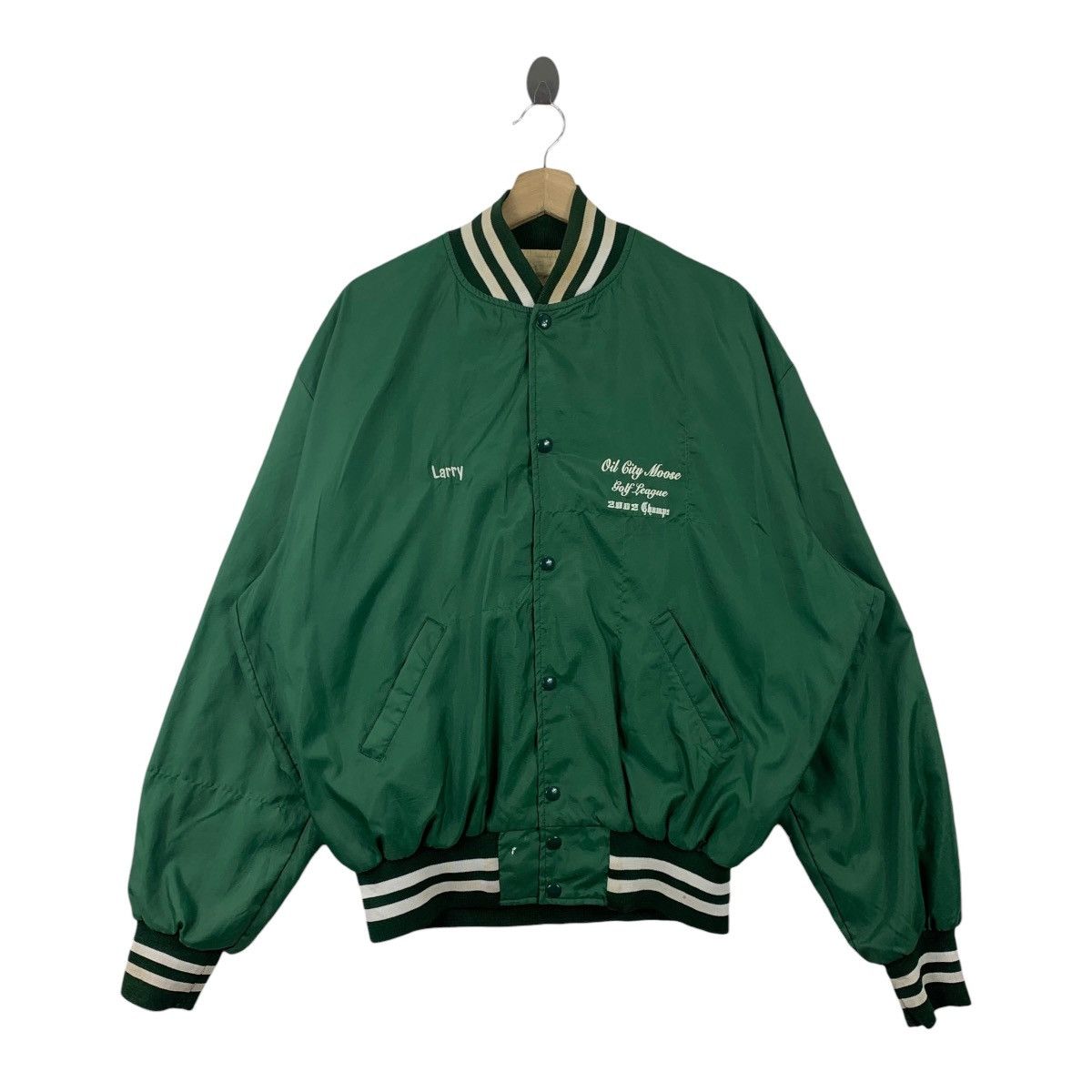 Holloway × Vintage Vintage HOLLOWAY oil city moose varsity jacket Size US XL / EU 56 / 4 - 1 Thumbnail