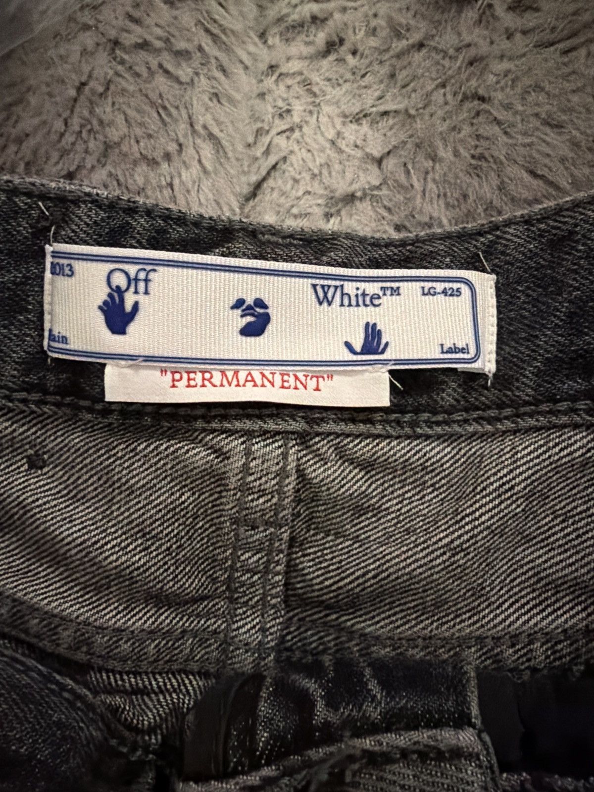 Off-White Off-White Corporate Straight Leg Jeans Size 27" / US 4 / IT 40 - 6 Thumbnail