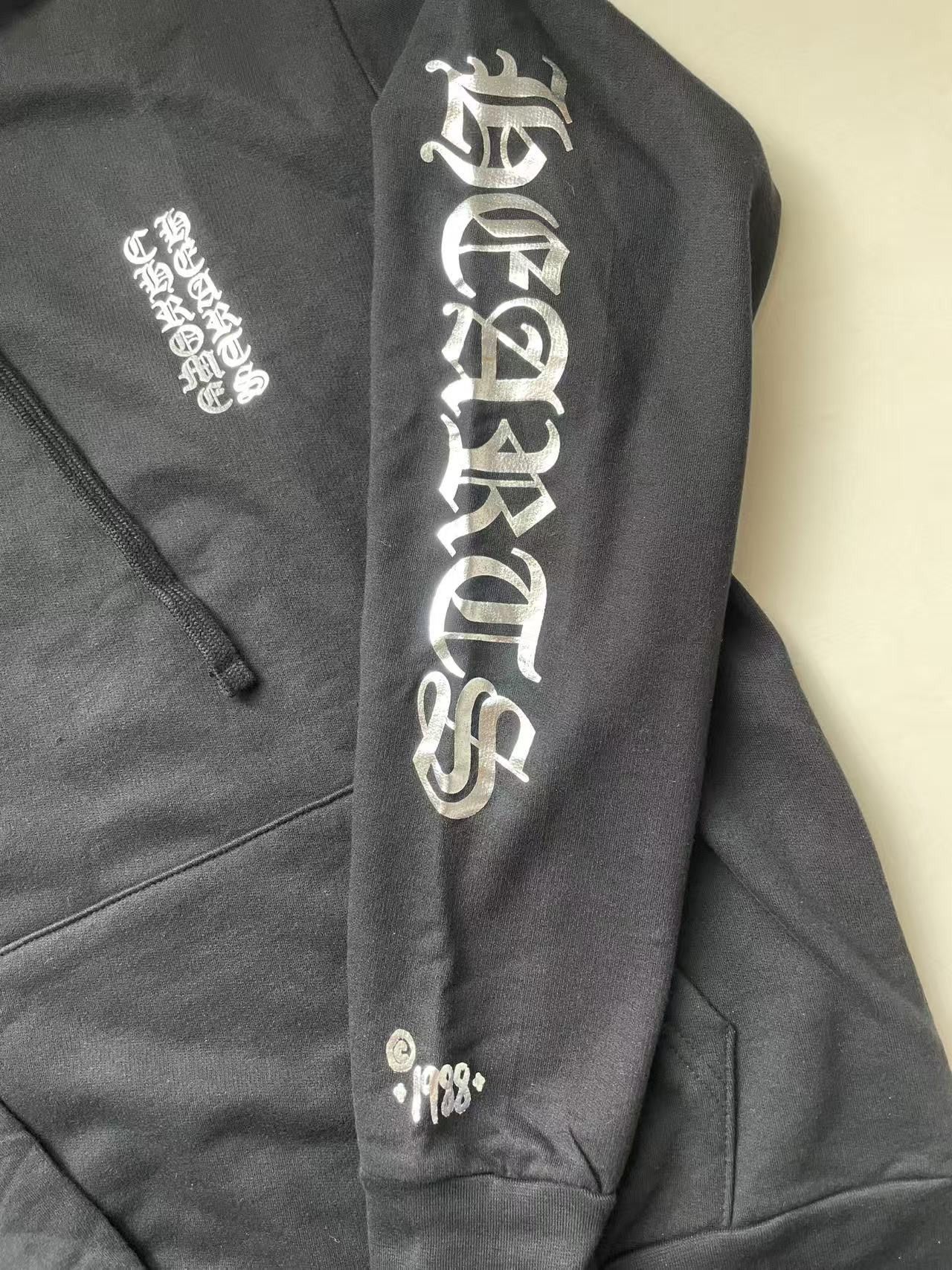 Chrome Hearts Chrome Hearts 1988 Script Black Pullover Hoodie Size M / US 6-8 / IT 42-44 - 13 Thumbnail