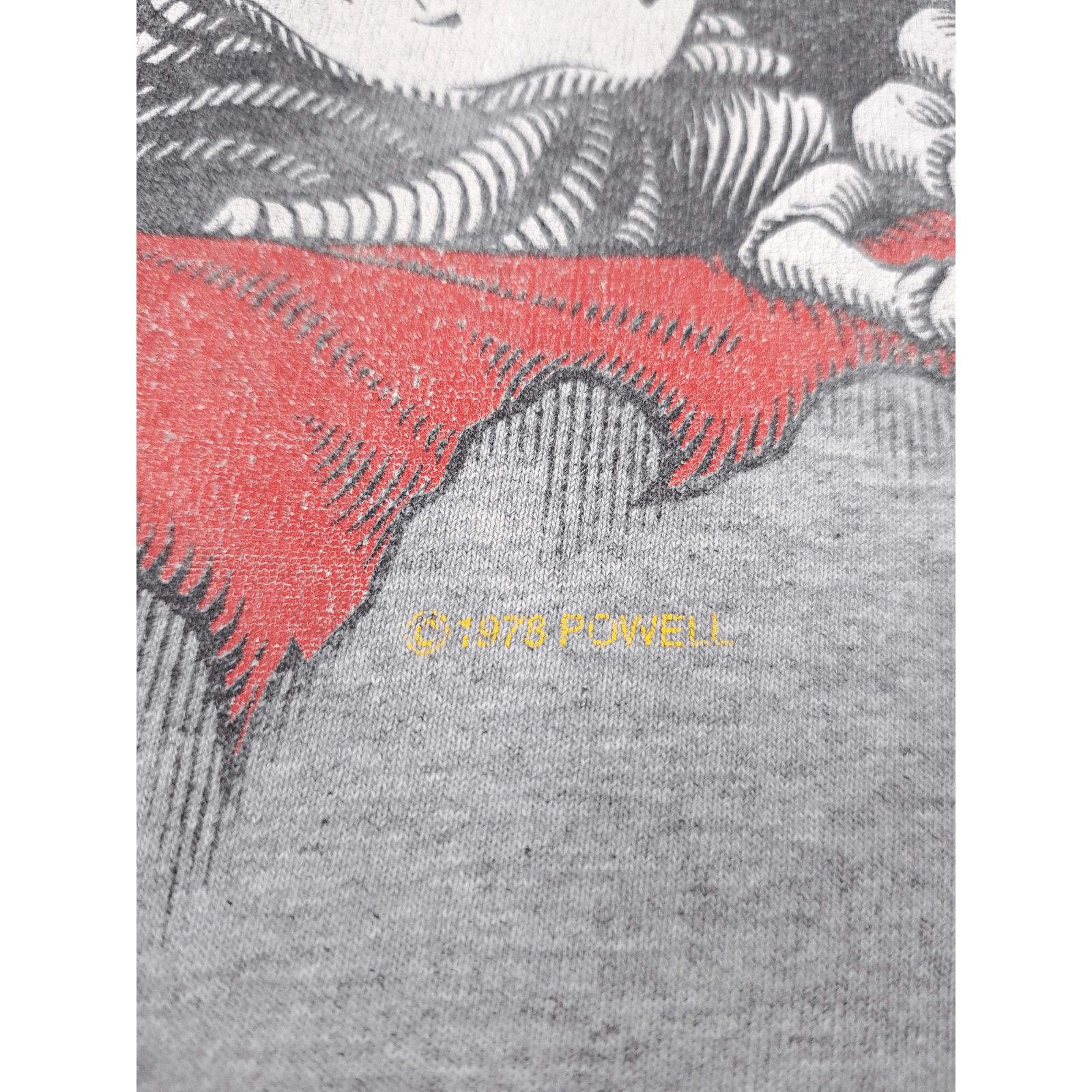 Bones × Powell Peralta 70's Vintage Powell Peralta Bones Skeleton Gray T-shirt 1978 Size US S / EU 44-46 / 1 - 5 Thumbnail